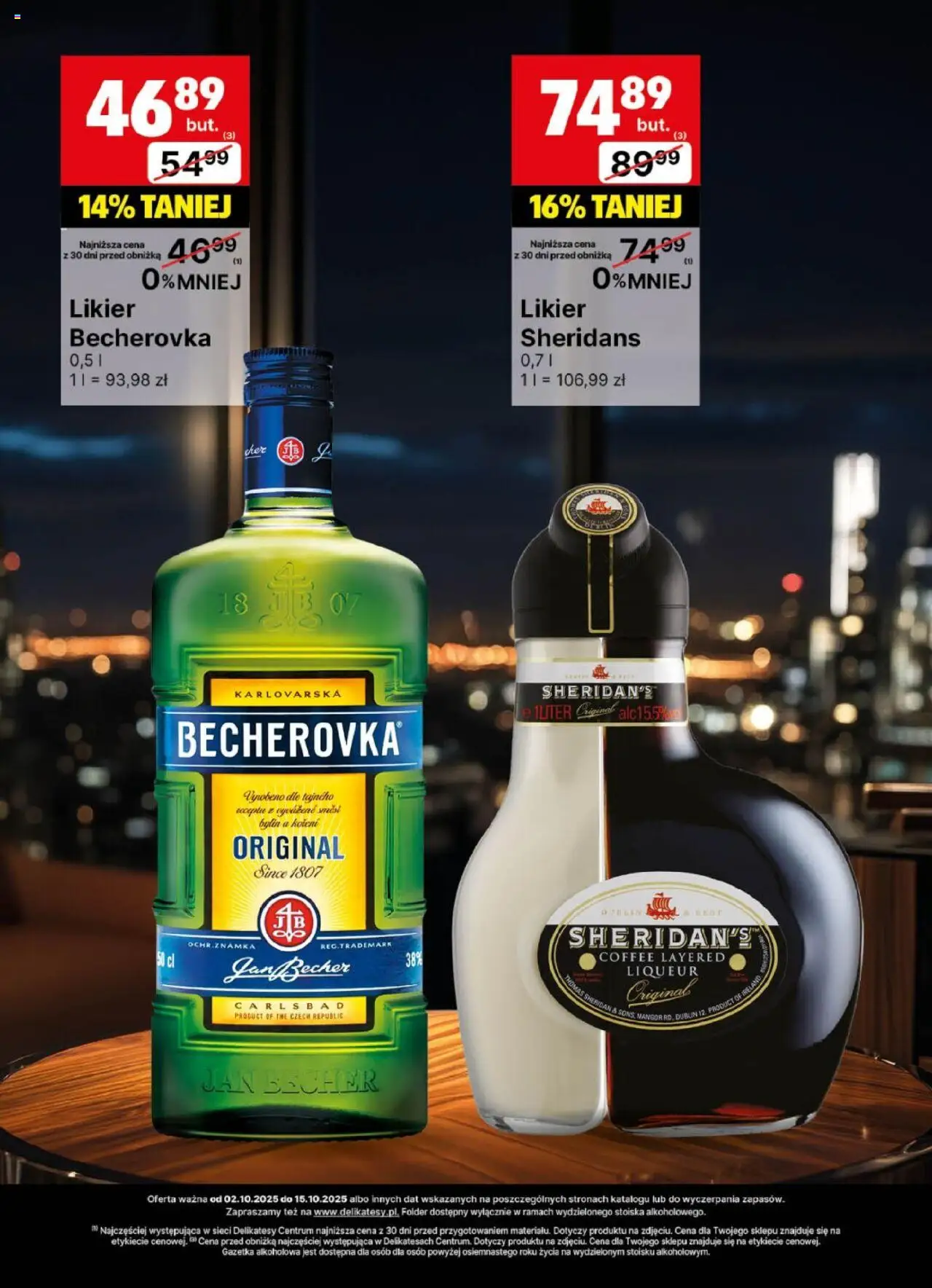 Delikatesy Centrum Gazetka - DeliBarek od 02.10.2025 | Strona: 21 | Produkty: Delikatesy, Becherovka
