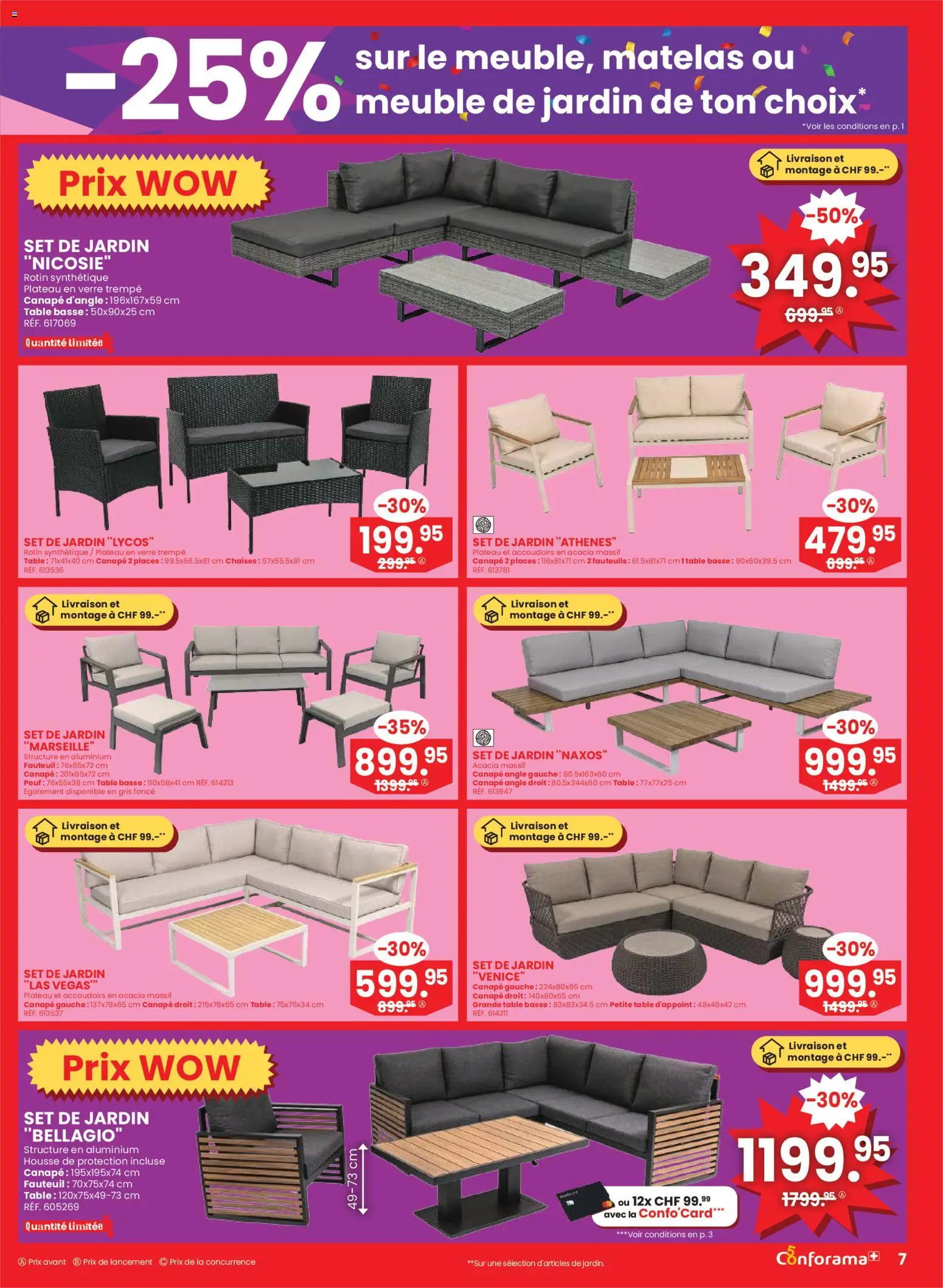 Conforama aktionen FR – gültig ab 25.03.2026 | Seite: 7