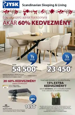 JYSK Akciós újság - amely érvényes a következő dátumtól: 17.12.2025 | Oldal: 1