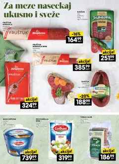 Idea - Naj-naj ponuda delikatesa - pregled Idea kataloga - važi od 23.10.2025 | Strana: 12 | Proizvode: Mozzarella, Hleb, Mascarpone, Kobasica