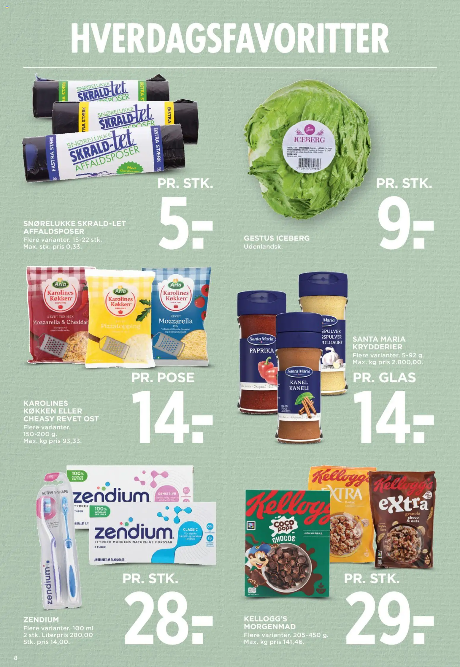 Meny tilbudsavis – gyldig fra 13.02.2026 | Side: 10 | Produkter: Ost, Cheddar, Kanel, Paprika