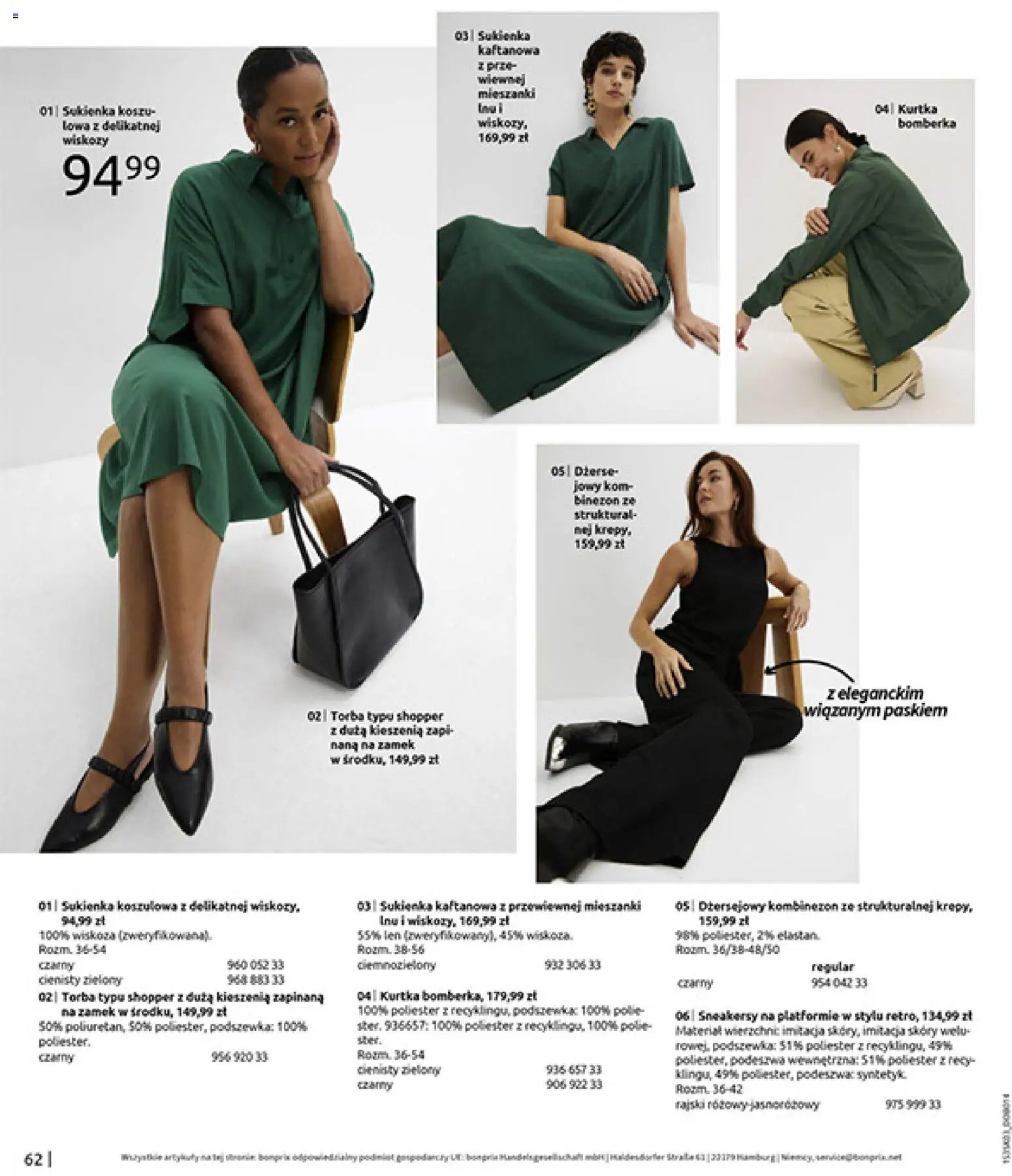 BonPrix Katalog od 03.03.2026 | Strona: 64 | Produkty: Kurtka, Kombinezon, Sukienka, Torba