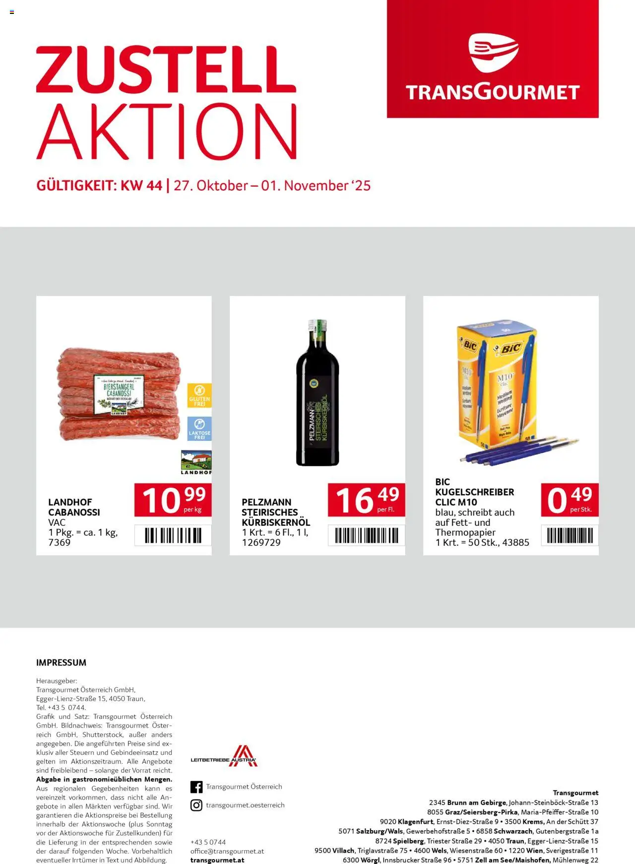 Transgourmet  Zustellaktion gültig ab 27.10.2025 | Seite: 28