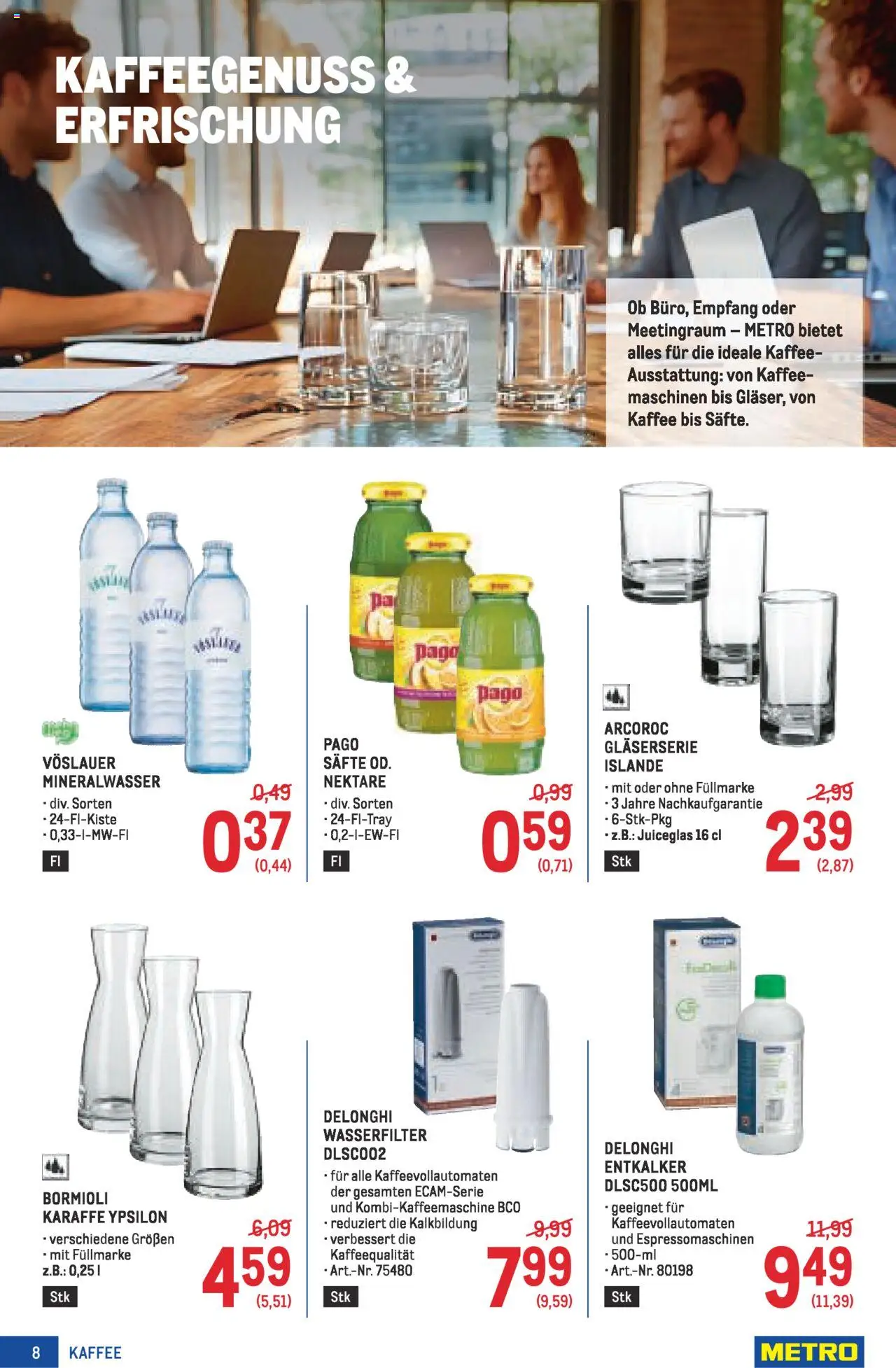Metro  Kaffee Spezial gültig ab 04.09.2025 | Seite: 8 | Produkte: Kaffee
