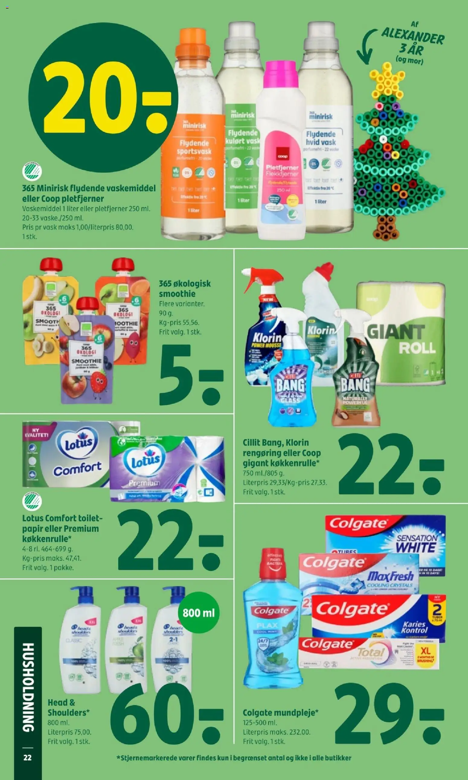 Coop 365 tilbudsavis – gyldig fra 11.12.2025 | Side: 24 | Produkter: Shampoo, Pletfjerner, Toilet, Smoothie