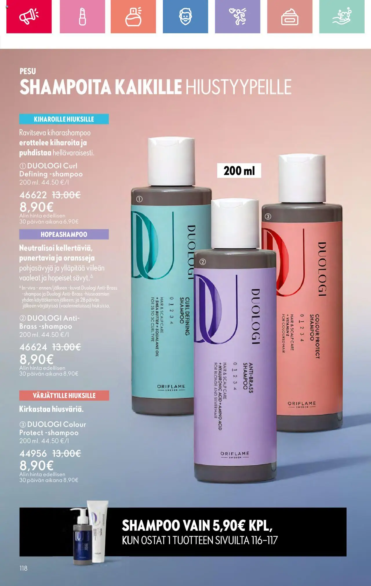  | Sivu: 118 | Tuotteet: Shampoo