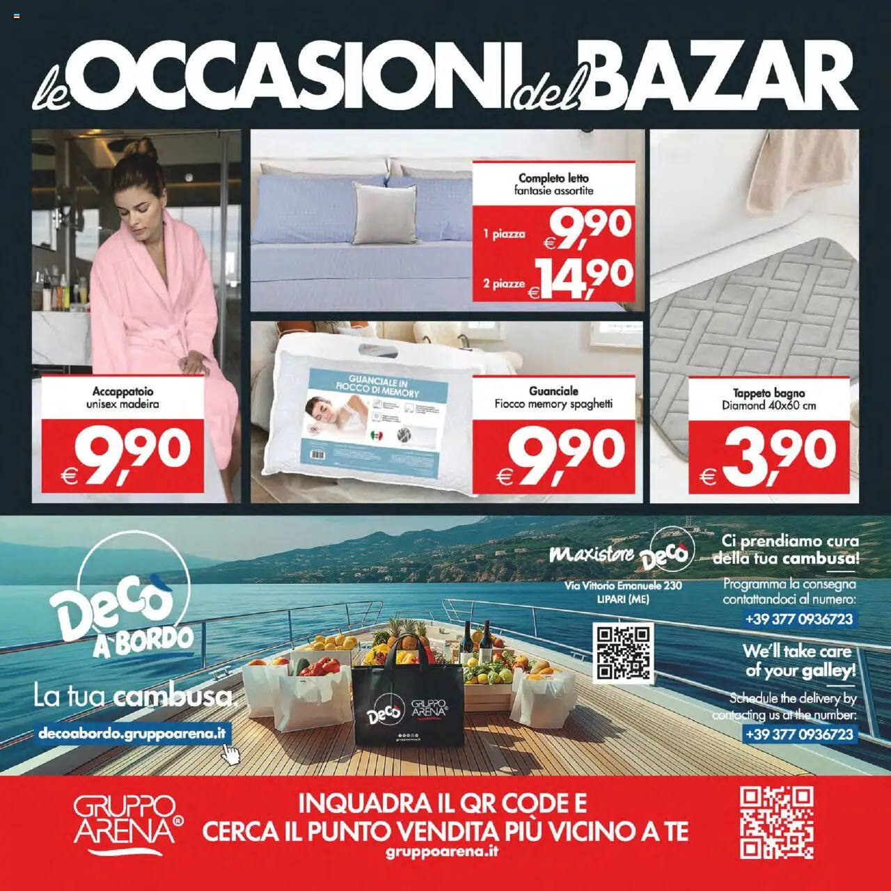 Volantino Decò del 02.09.2025 | Pagina: 20 | Prodotti: Tè, The, Letto, Guanciale