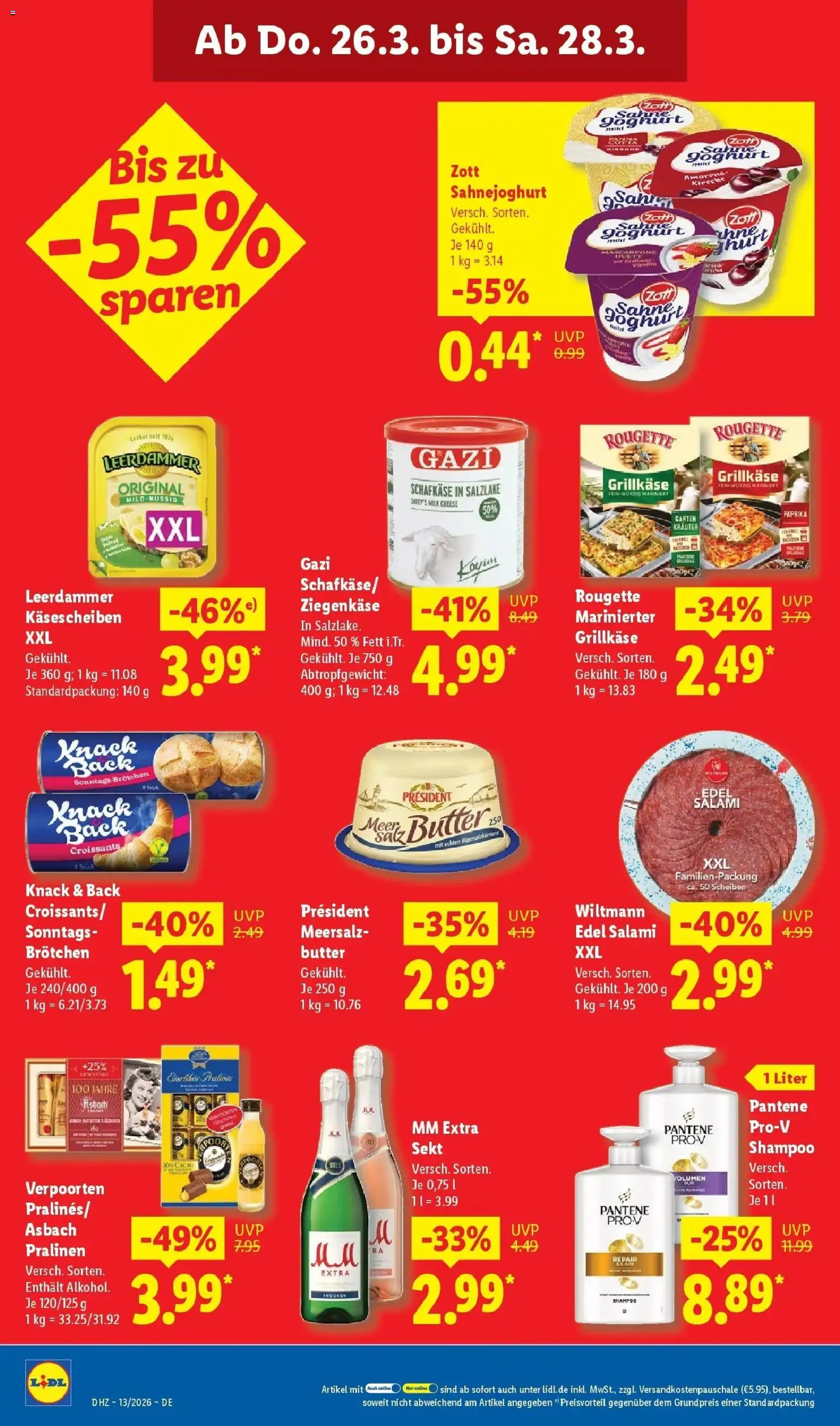 Lidl Prospekt Thale – gültig ab 23.03.2026 | Seite: 70 | Produkte: Mascarpone, Sekt, Ziegenkäse, Shampoo