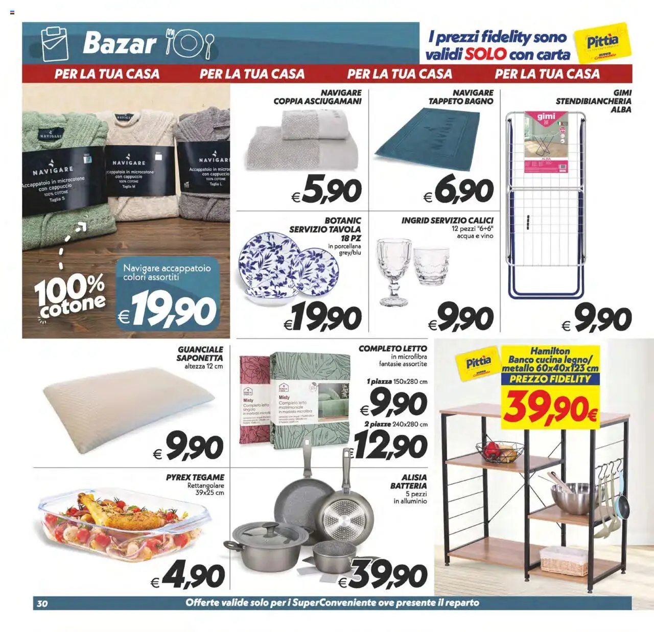 Volantino SuperConveniente del 13.10.2025 | Pagina: 30 | Prodotti: Stendibiancheria, Alluminio, Batteria, Tappeto