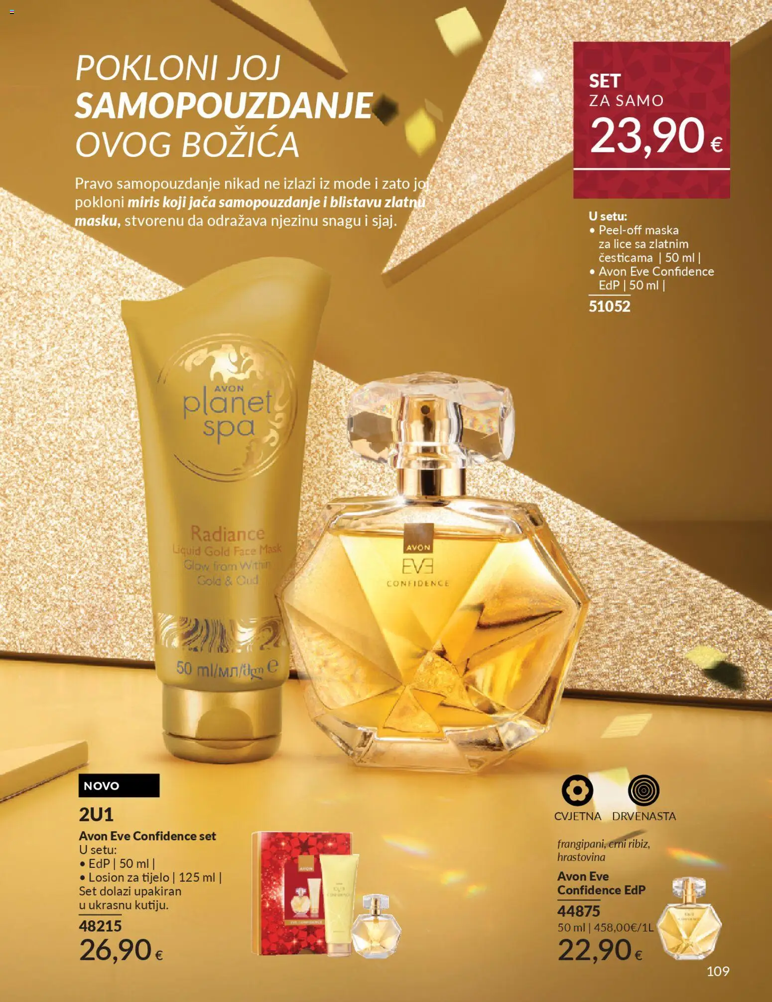 Avon katalog | vrijedi od 31.10.2025 | Stranica: 109 | Proizvodi: Miris, Maska za lice, Maska