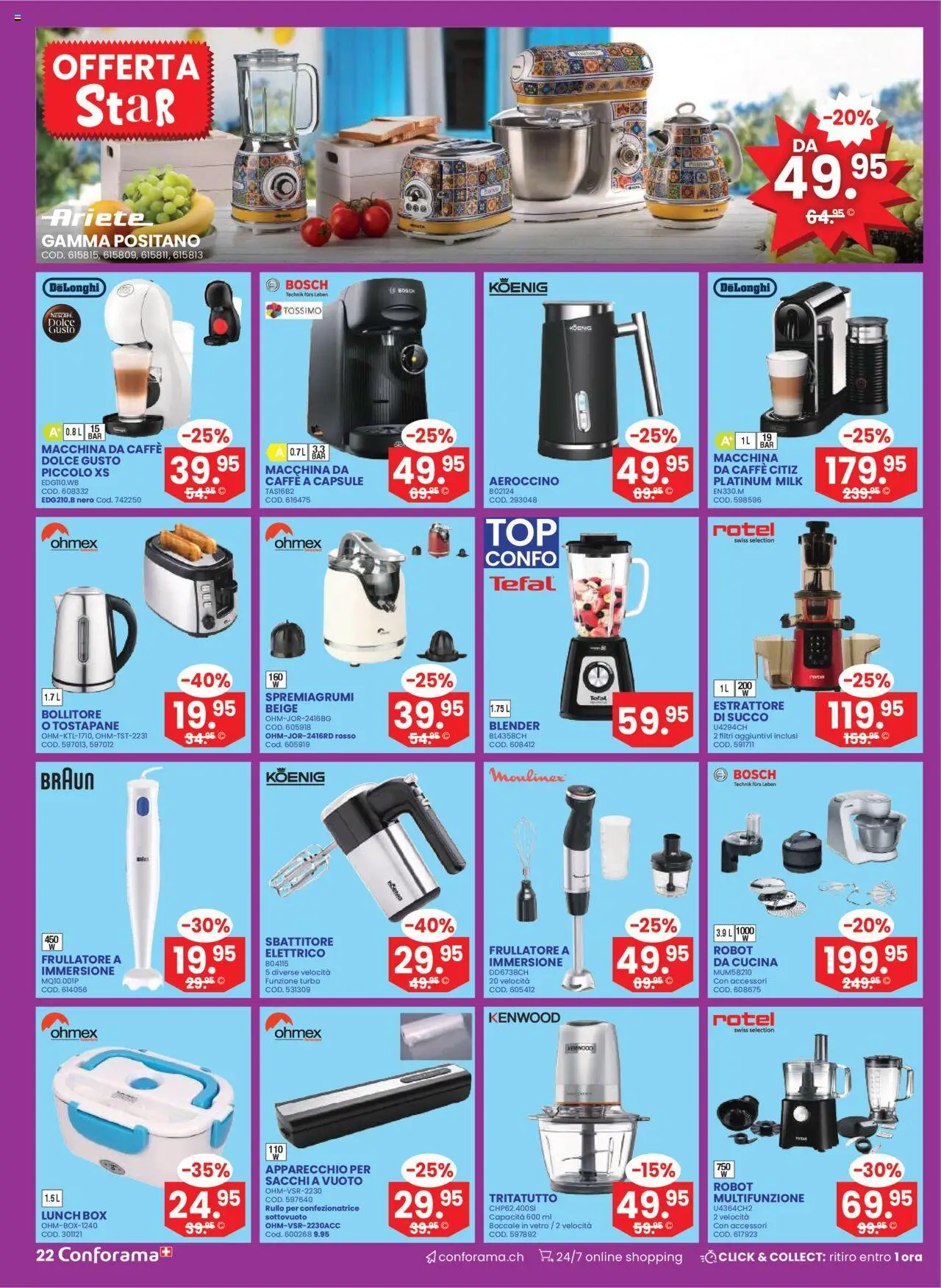 Conforama Aktionen IT – gültig ab 01.10.2025 | Seite: 22 | Produkte: Box, Bosch