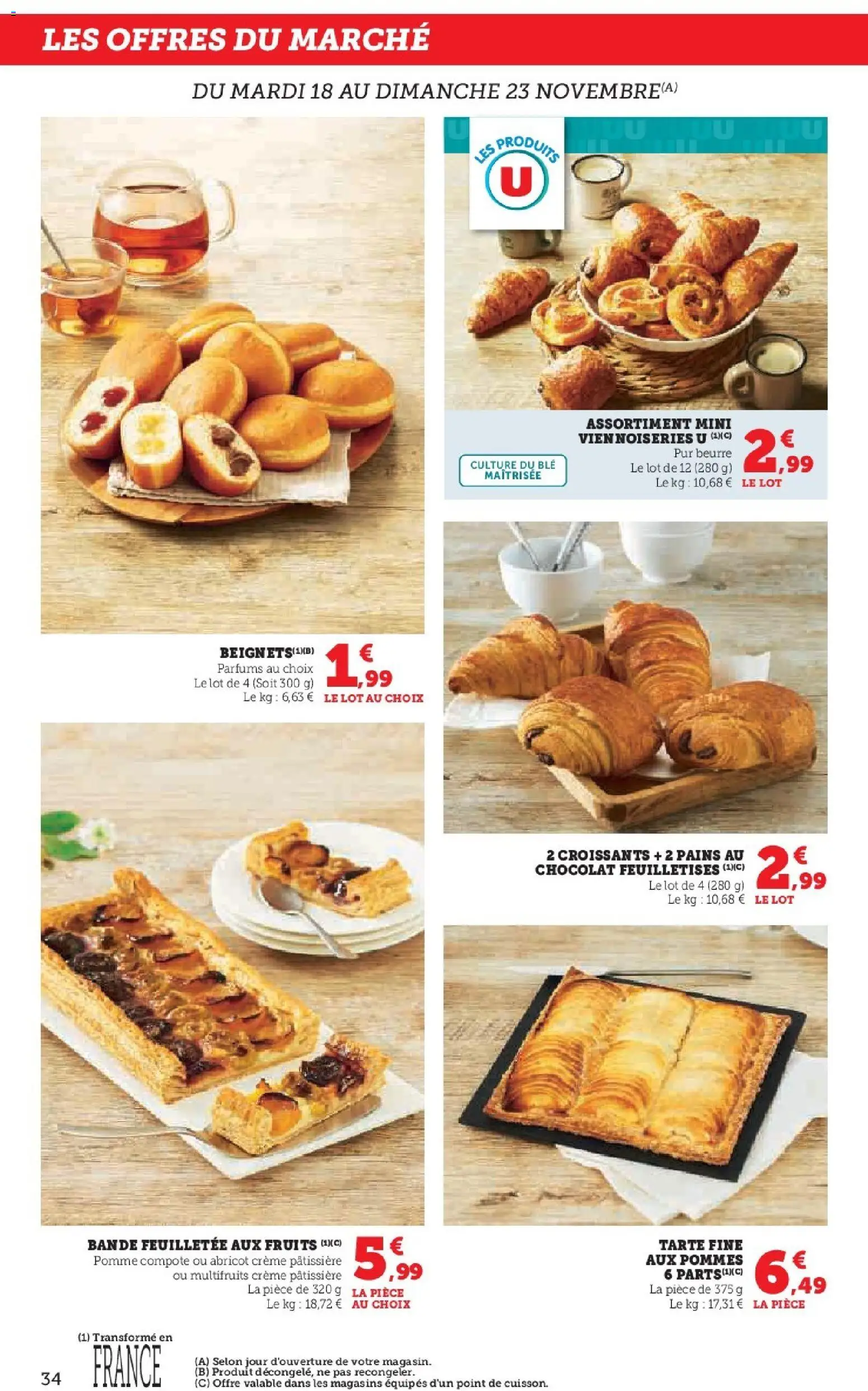 {H1} | Page: 34 | Produits: Abricot, Beurre, Pommes, Crème