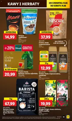 Lidl Gazetka od 12.06.2025 | Strona: 43 | Produkty: Torebka, Kawa rozpuszczalna, Kawa, Herbata