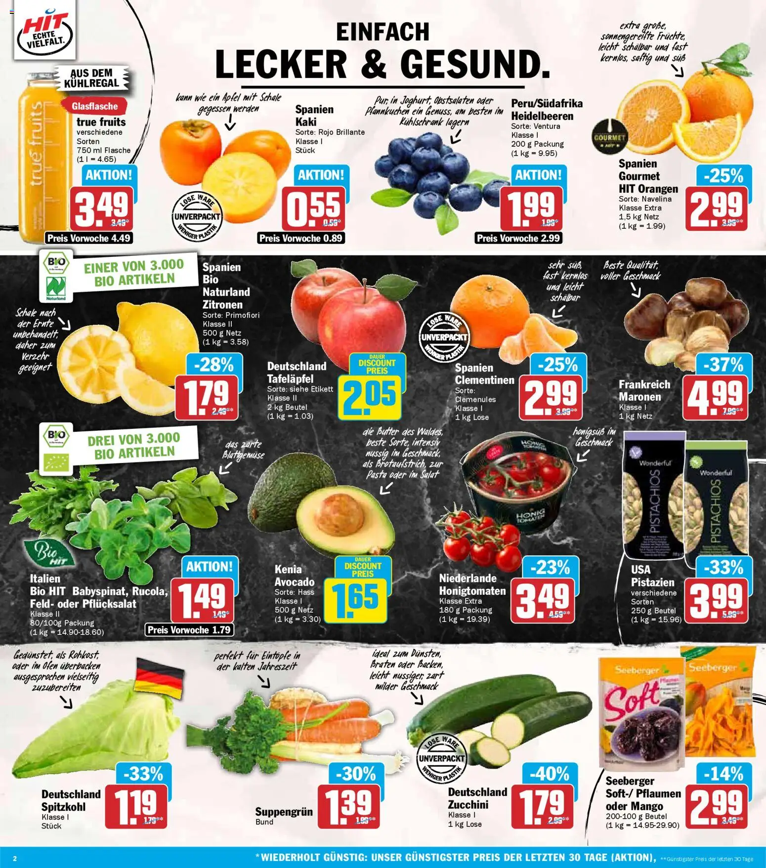 HIT - Berlin – gültig ab 17.11.2025 | Seite: 2 | Produkte: Äpfel, Pfannkuchen, Pistazien, Avocado
