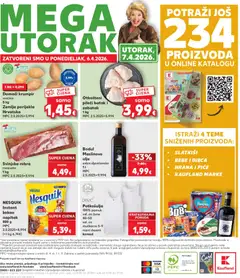 Kaufland HR akciós újság - amely érvényes a következő dátumtól: 01.04.2026 | Oldal: 40