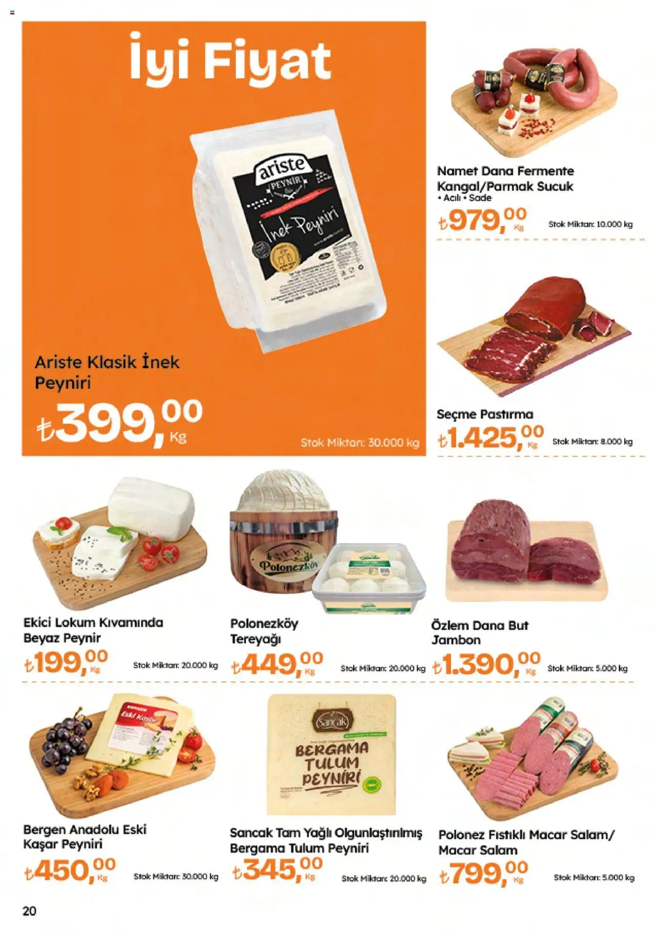 Migros Katalog - Migroskop - 26.06.2025 tarihinden itibaren geçerlidir | Sayfa: 20 | Ürünler: Tereyağı, Salam, Jambon, Tulum