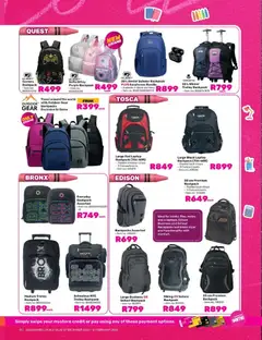 Offer preview "Game - Catalogue Back To School" | Page: 15 | Products: Game, Backpack