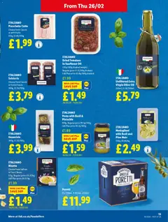 Preview of Lidl - Lidl Weekly valid from 26.02.2026 | Page: 13 | Products: Olive oil, Cheese, Oil, Nuts