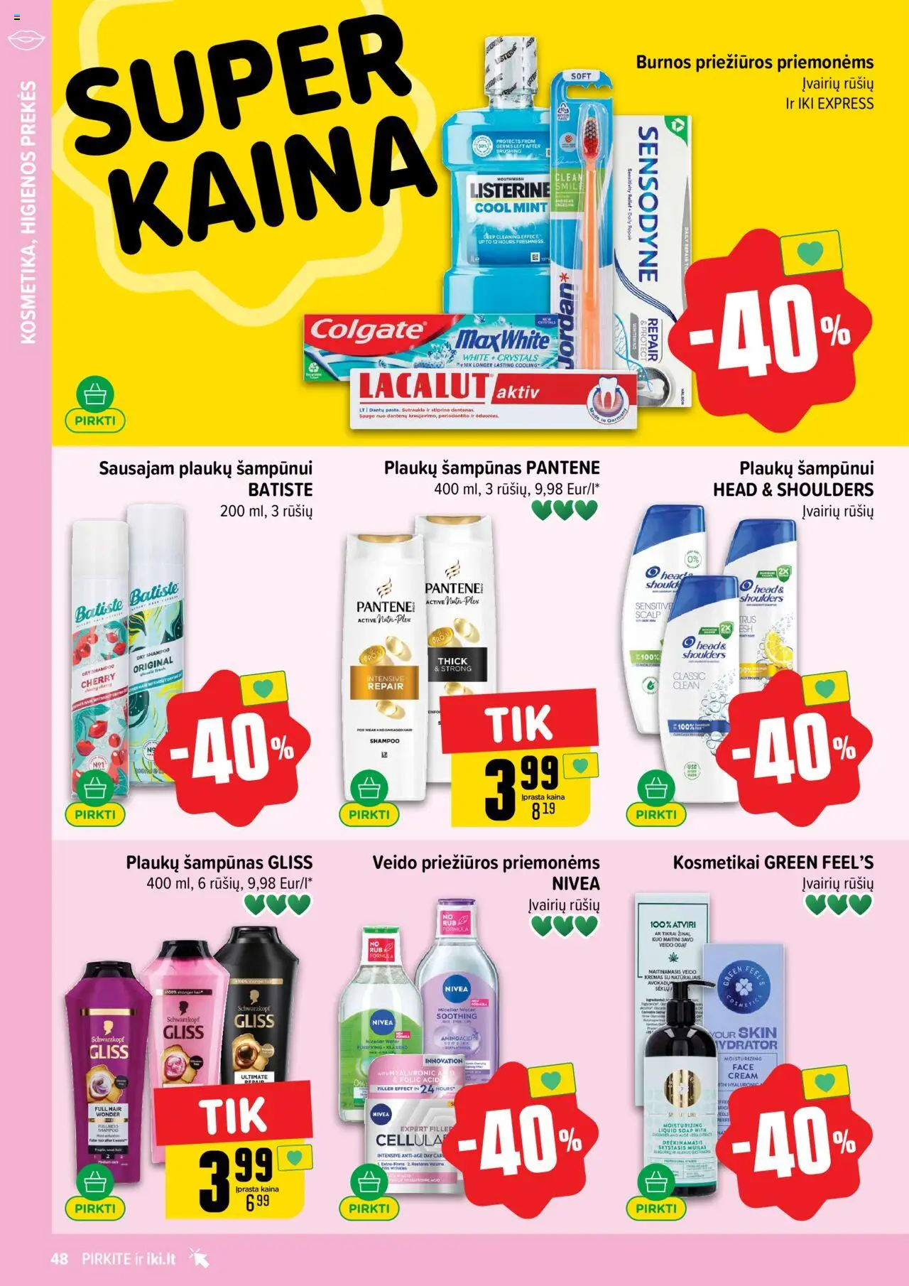 IKI - Leidinys│galioja nuo 11.08.2025 | Puslapis: 48 | Prekių: Šampūnas, Kremas, Muilas