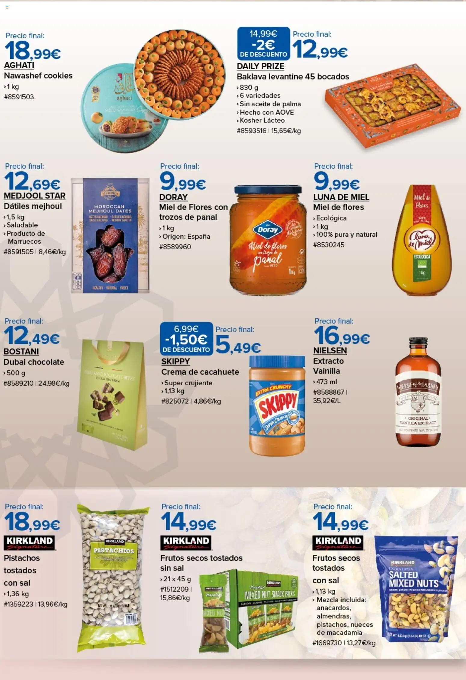 Costco catálogo │ válido desde el 14.03.2026 | Página: 3 | Productos: Ψηφιακή κάμερα, Aceite, Chocolate, Frutos secos