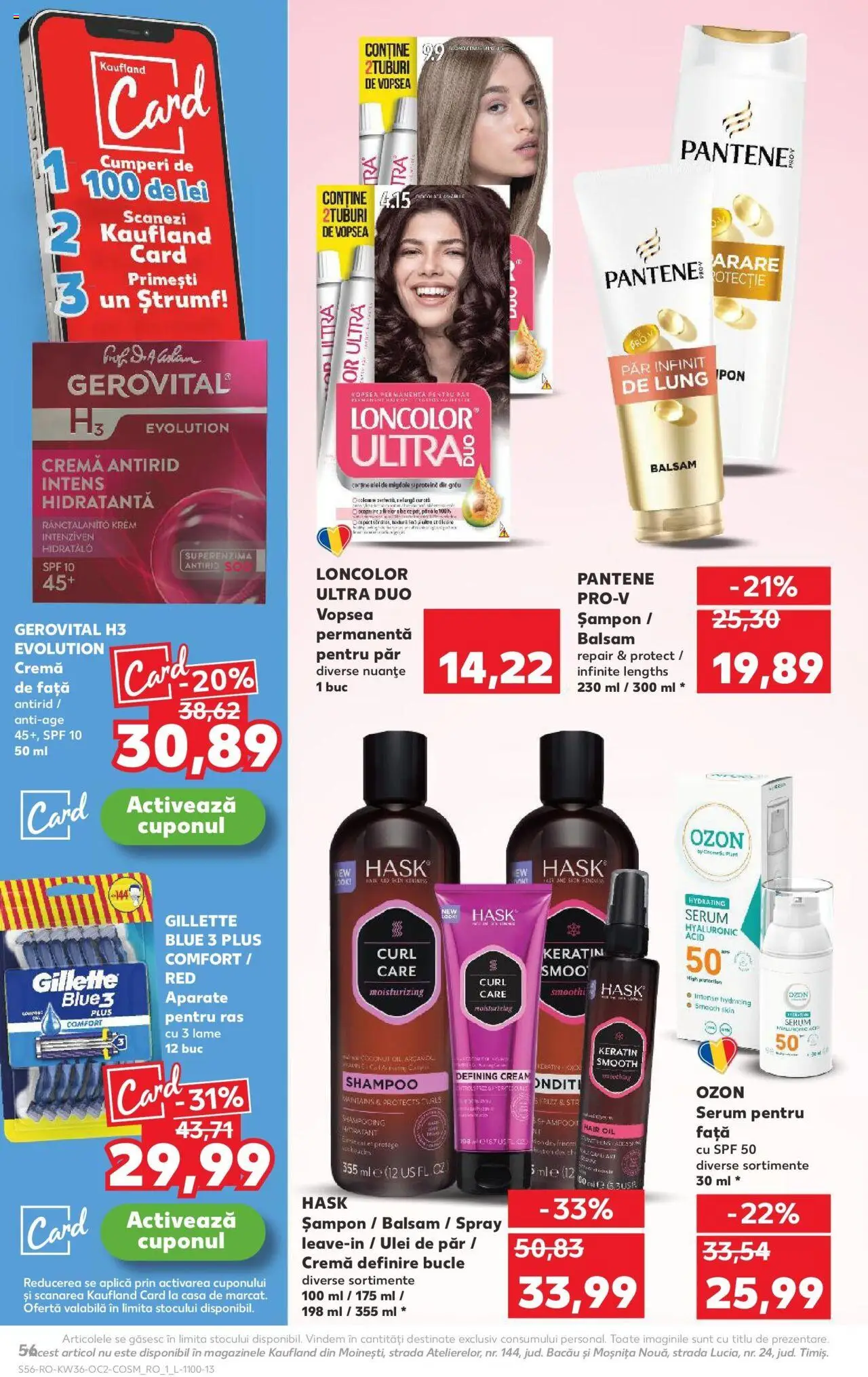 Noul catalog Kaufland – valabil de la 03.09.2025 | Pagină: 56 | Produse: Serum, Vopsea, Migdale, Ulei de păr