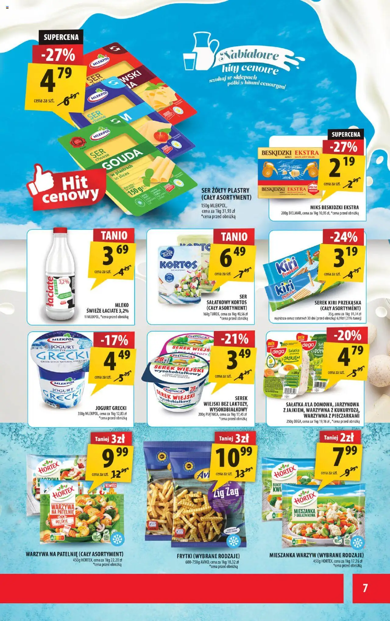 Arhelan Gazetka od 12.09.2025 | Strona: 7 | Produkty: Ser żółty, Jogurt grecki, Jogurt, Sałatka
