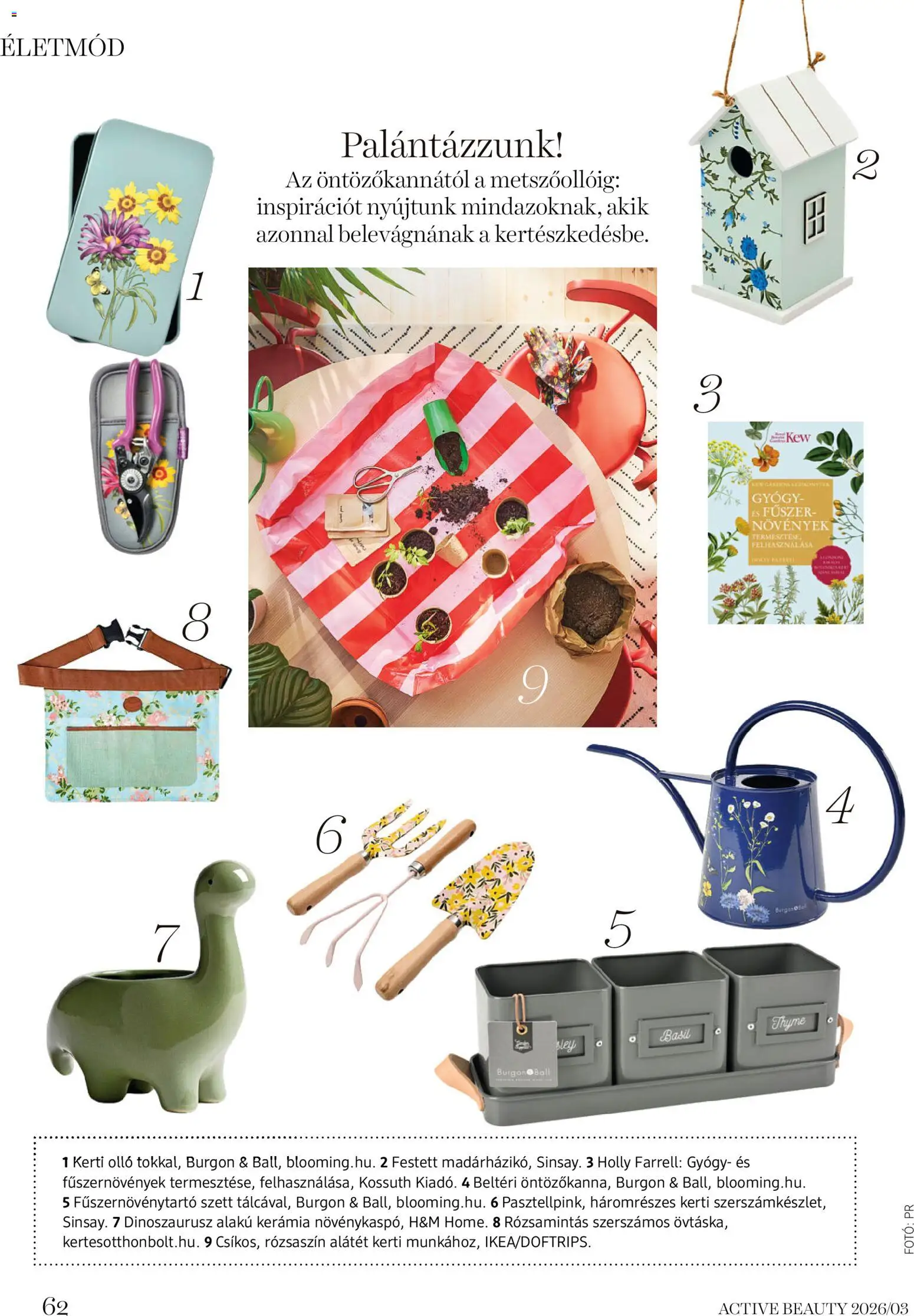DM Drogerie Markt akciós ujság - amely érvényes a következő dátumtól: 26.03.2026 | Oldal: 62 | Termékek: Öntözőkanna, Fűszer