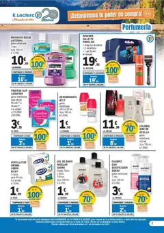Vista previa E.Leclerc Black Friday válido desde el 25.11.2025 | Página: 7 | Productos: Desodorante, Gel de baño, Baño, Neceser