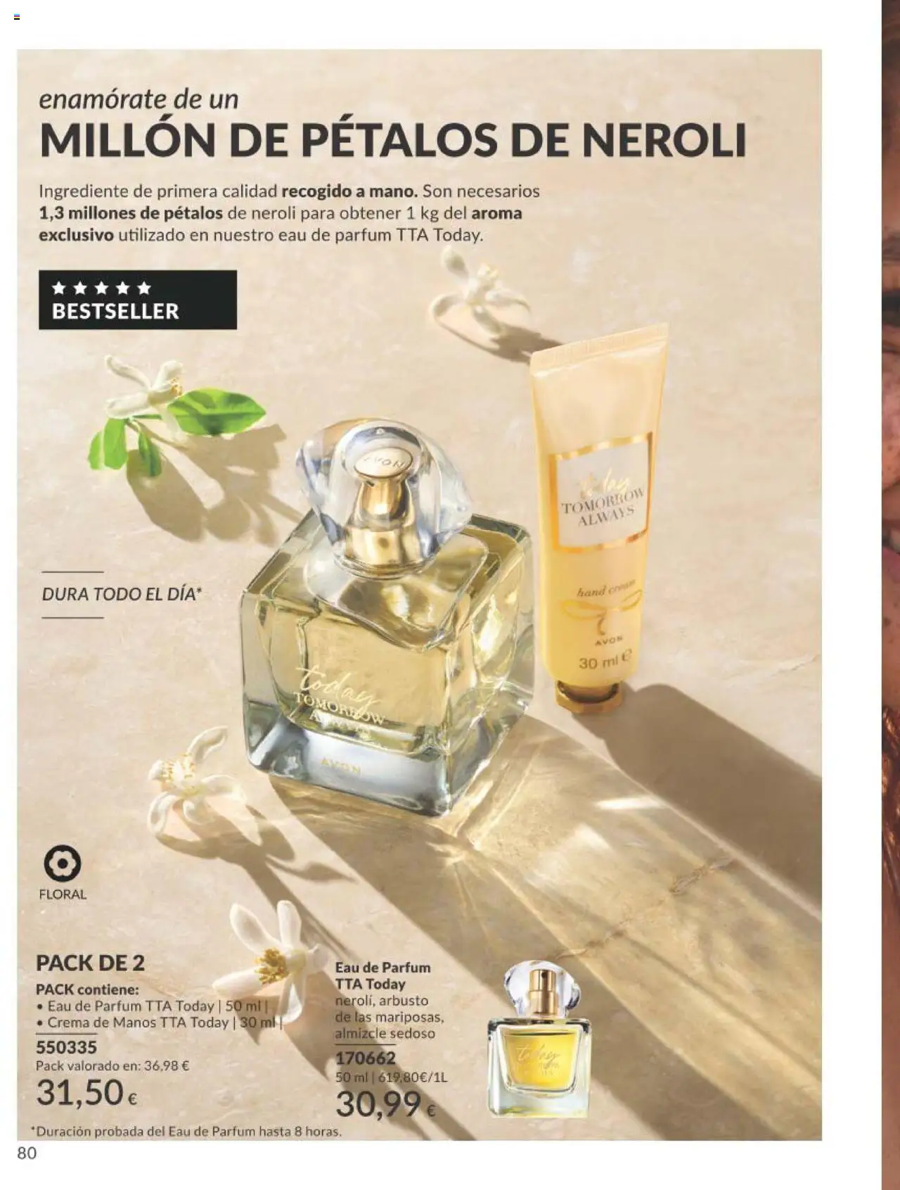 Catálogo AVON campaña 7 │ válido desde el 01.07.2025 | Página: 80 | Productos: Perfume, Crema de manos, Crema, Eau de parfum