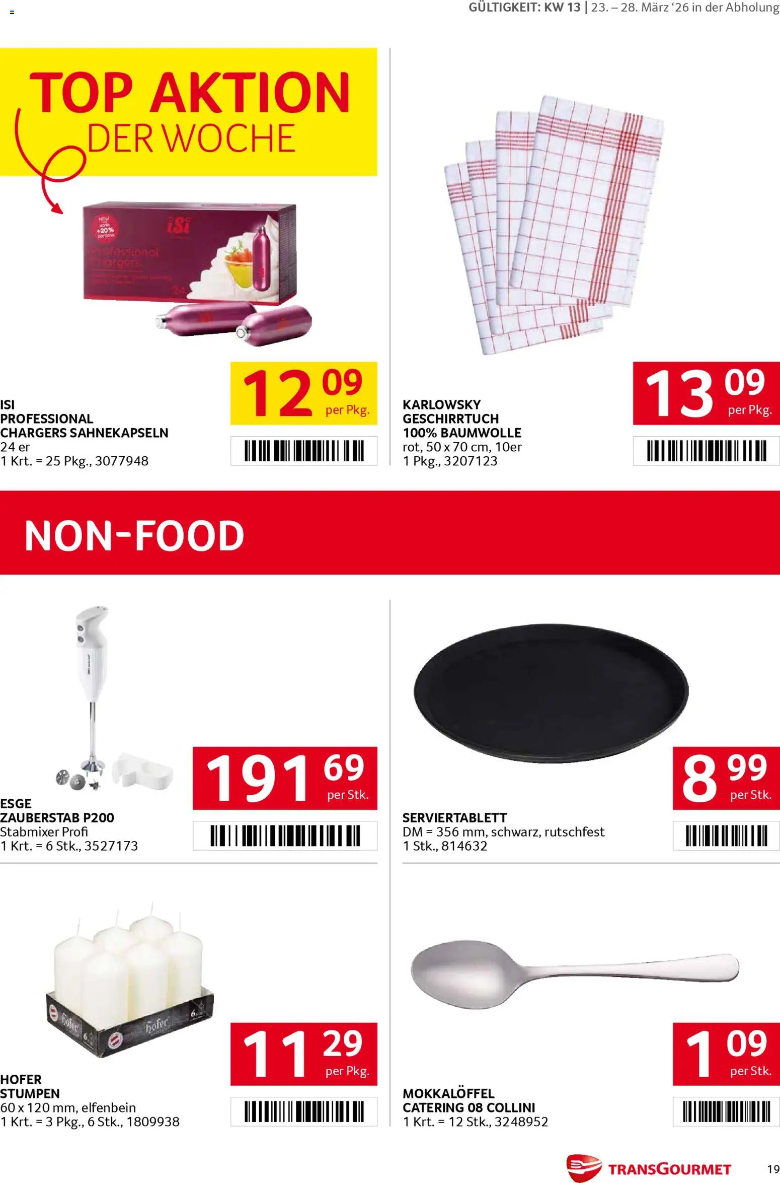Die besten Angebote | Transgourmet Flugblatt ab 23.03.2026 | - Jetzt stöbern! | Austria