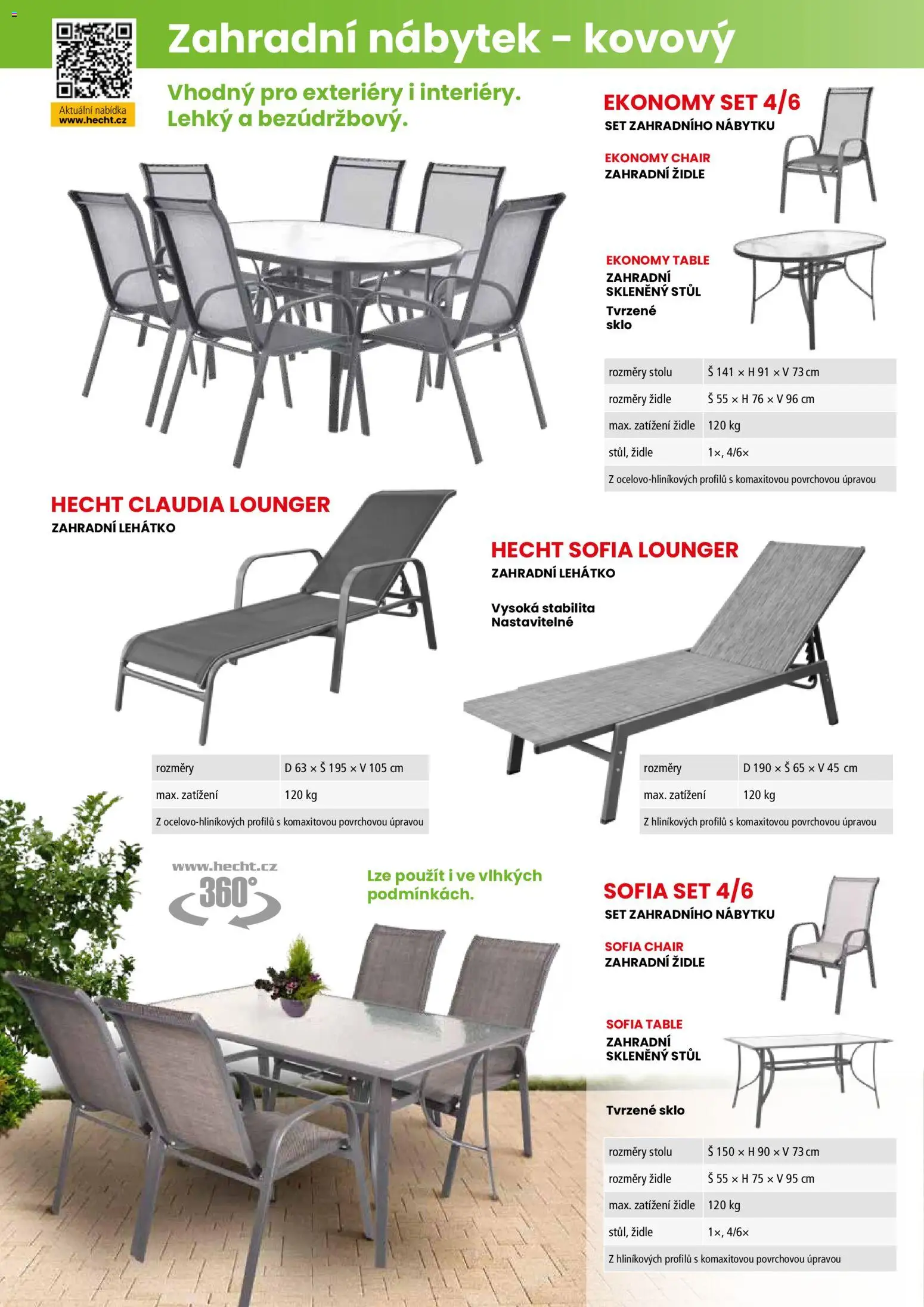 Hecht katalog - Jaro - léto 2026 od 19.02.2026 | Strana: 122 | Produkty: Hecht, Zahradní lehátko, Nábytek, Lehátko