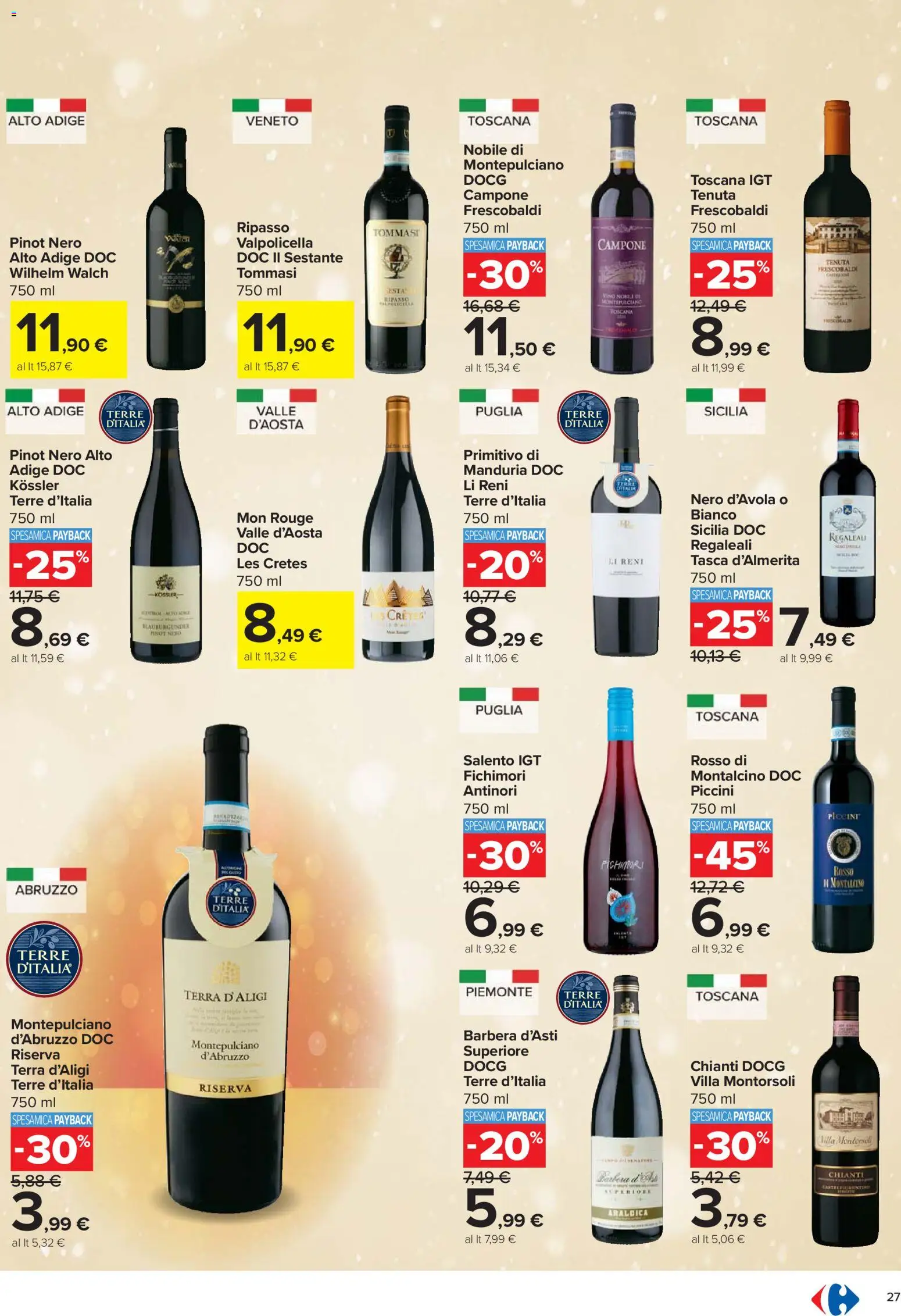 Volantino Carrefour del 27.11.2025 | Pagina: 27 | Prodotti: Terra