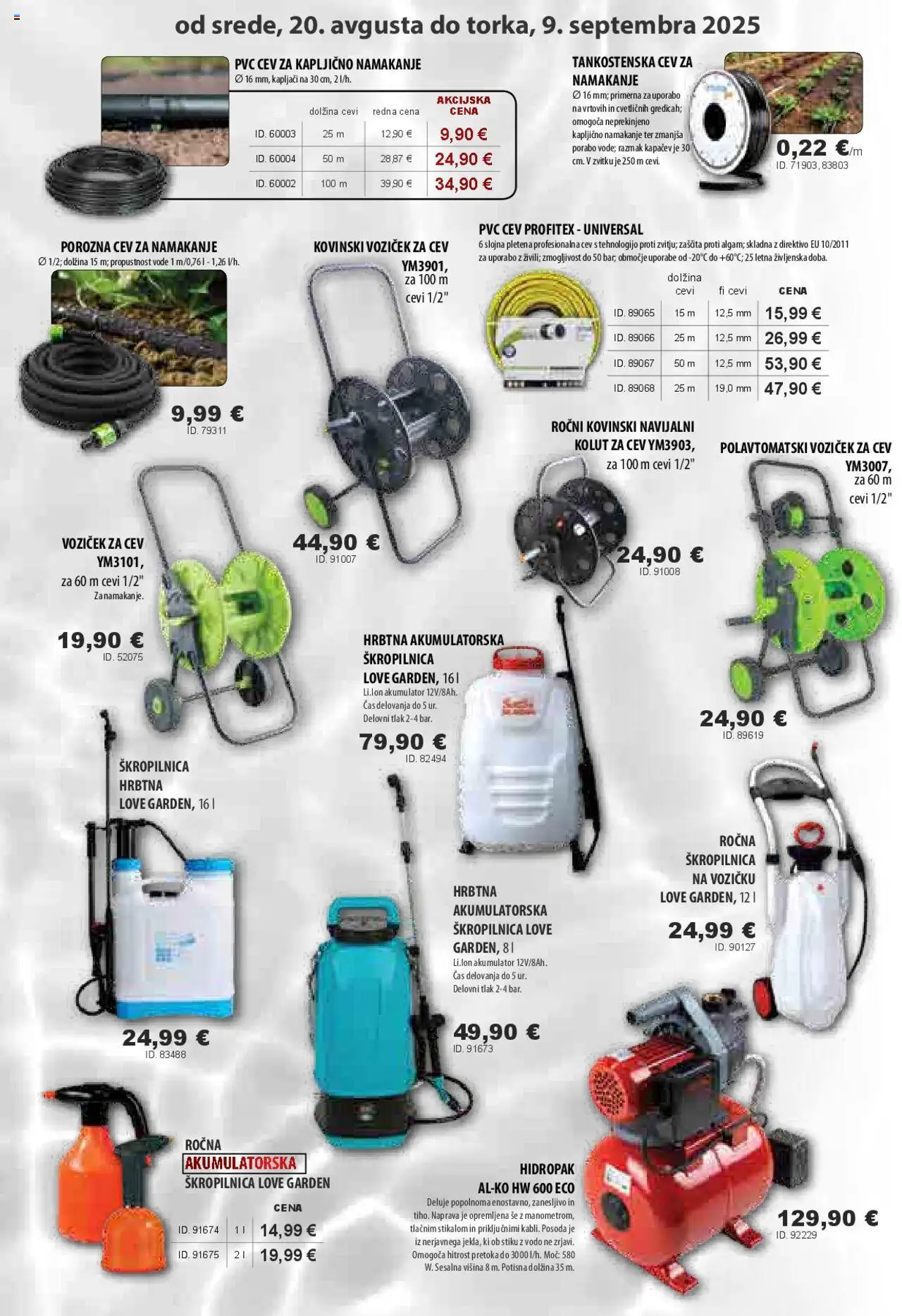 Živex katalog │ velja od 20.08.2025 | Stran: 4 | Izdelki: Akumulator, Voziček