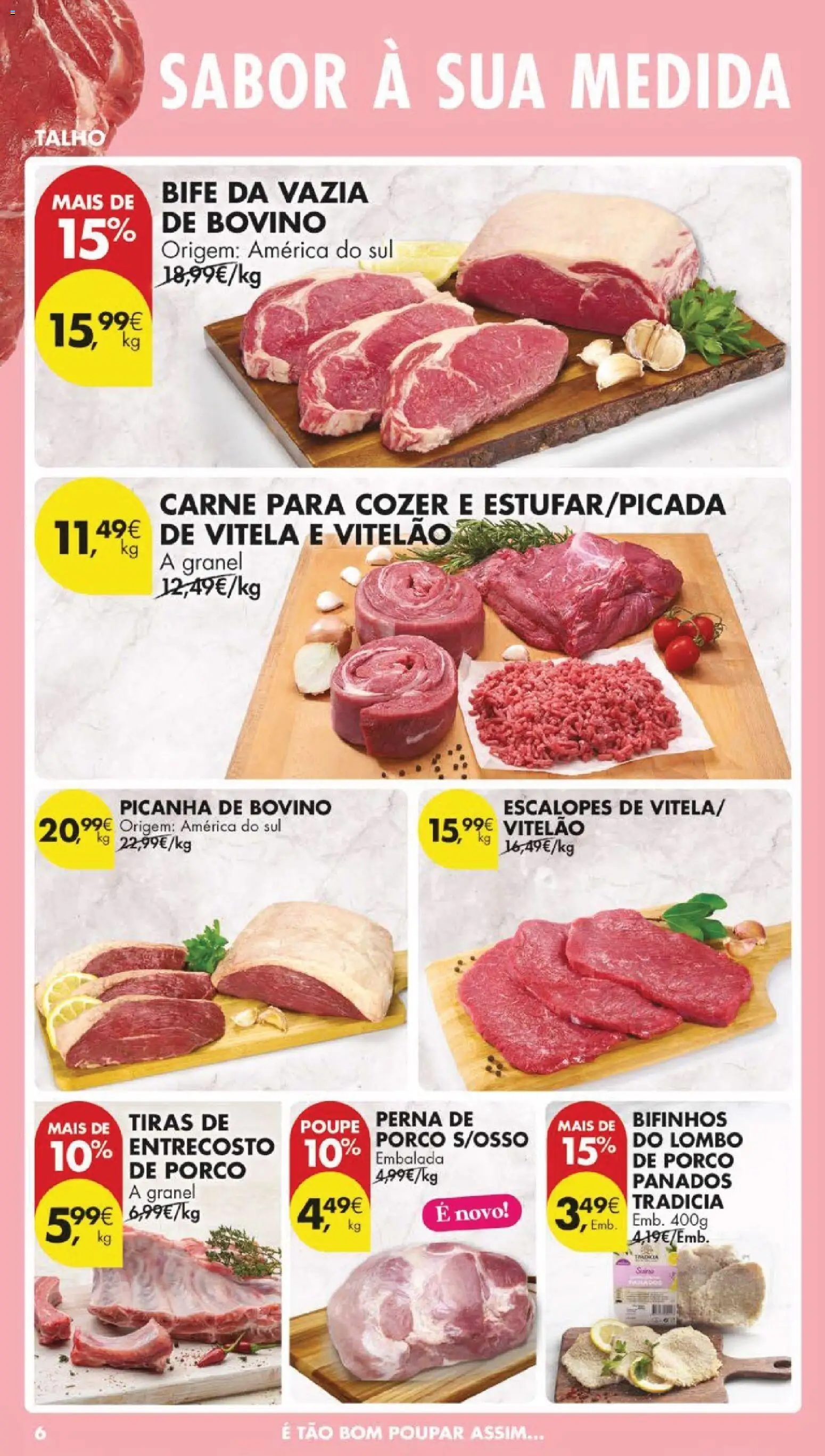 Pingo Doce folheto │ válido de 13.01.2026 | Página: 6 | Produtos: Vitela, Lombo, Carne