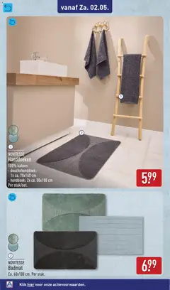 Aldi folder week 18  - Voorbeeld van een folder van Aldi, geldig van 27.04.2026 | Pagina: 58 | Producten: Badmat, Handdoeken, Handdoek