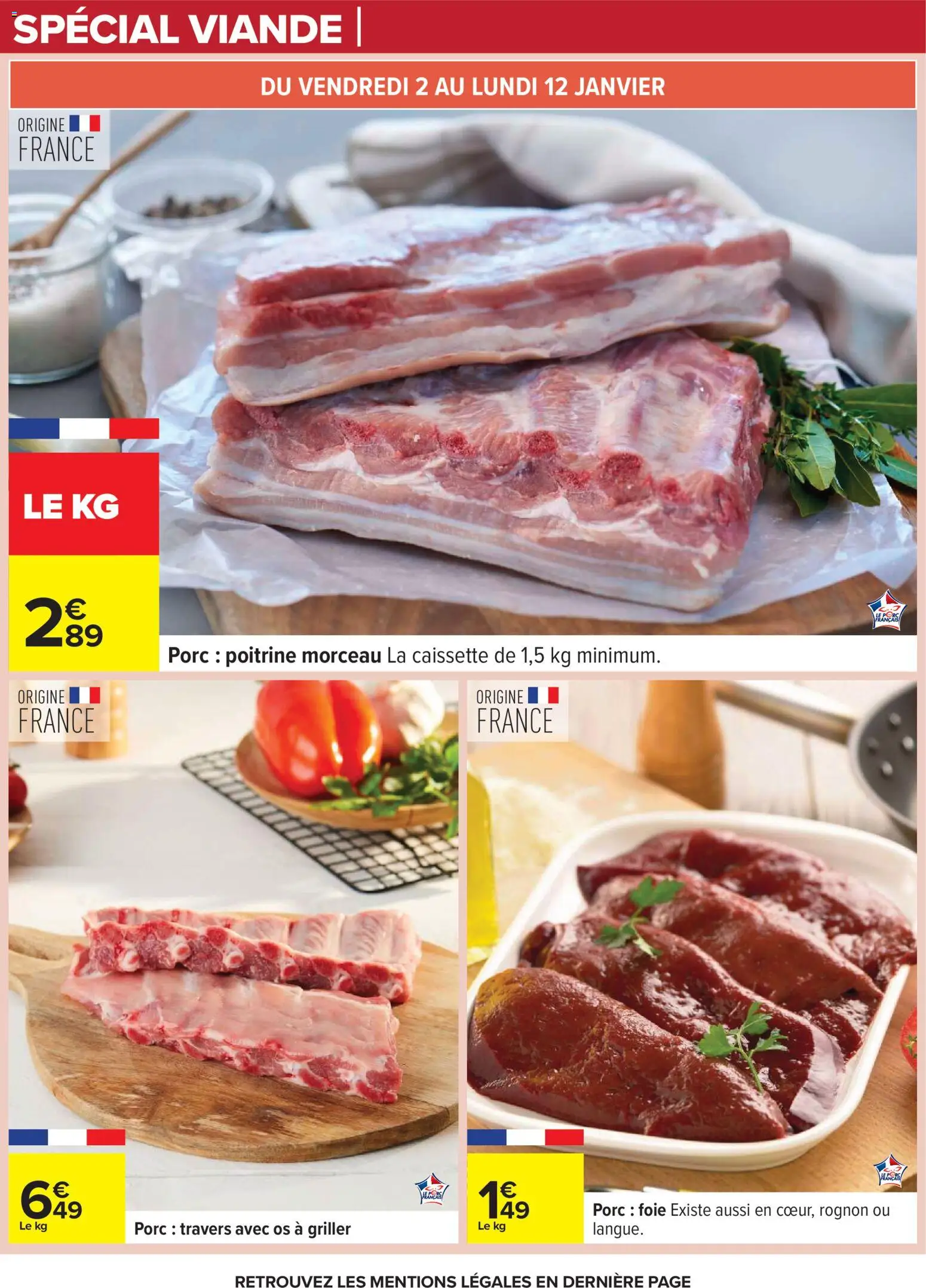 {H1} | Page: 15 | Produits: Viande, Porc