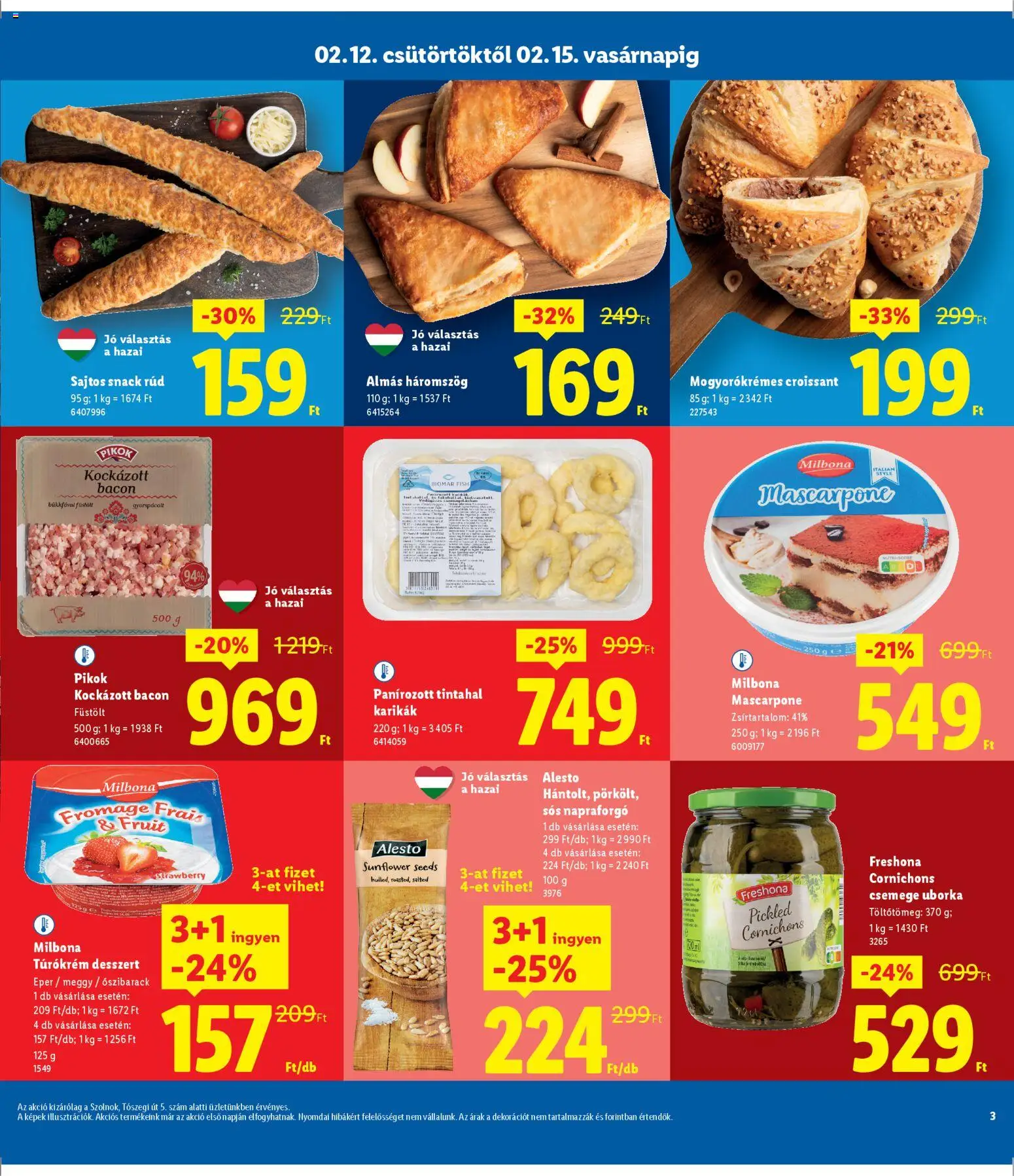 Lidl akciós ujság - amely érvényes a következő dátumtól: 12.02.2026 | Oldal: 3