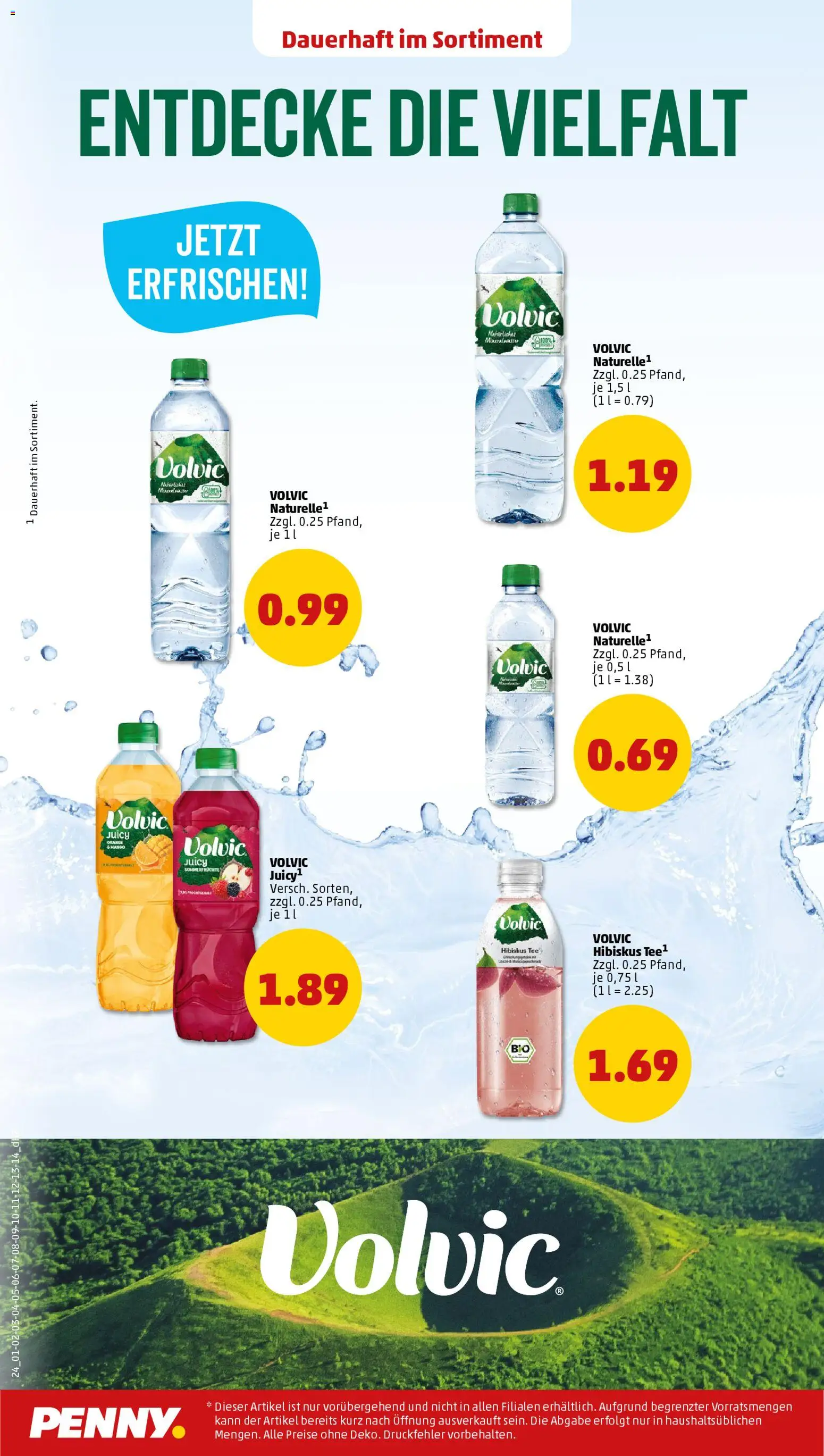 Penny Prospekt 	 – gültig ab 08.12.2025 | Seite: 28 | Produkte: Mango, Tee, Volvic