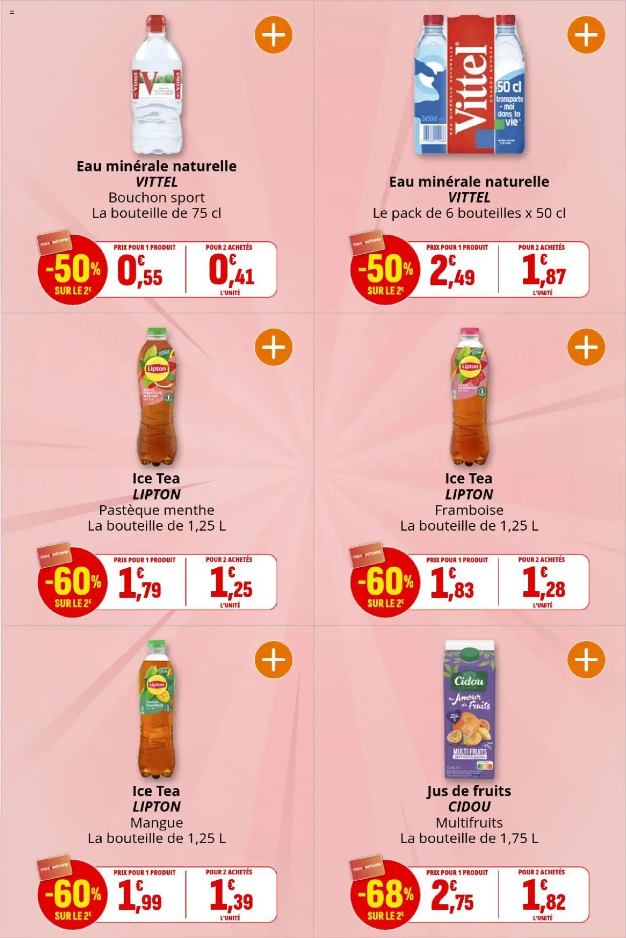 {H1} | Page: 30 | Produits: Mangue, Eau minerale naturelle Vittel, Eau minérale naturelle, Jus
