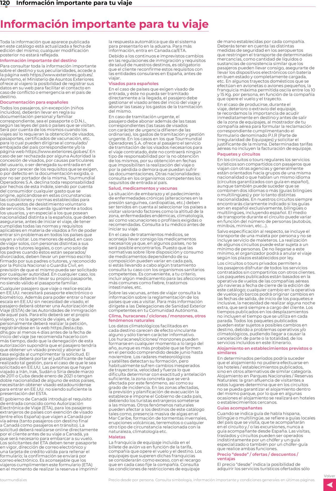 Viajes El Corte Inglés - Norteamérica y Caribe 2025 │ válido desde el 01.01.2025 | Página: 120 | Productos: Maleta, Organizador, Té, Batería