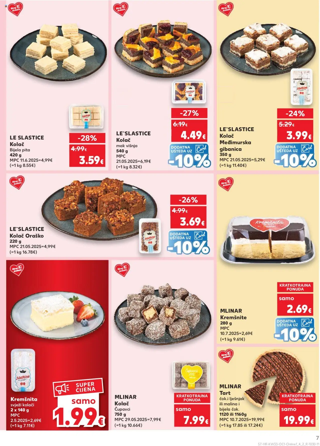 Kaufland katalog | vrijedi od 13.08.2025 | Stranica: 7 | Proizvodi: Pita, Lješnjak, Mak
