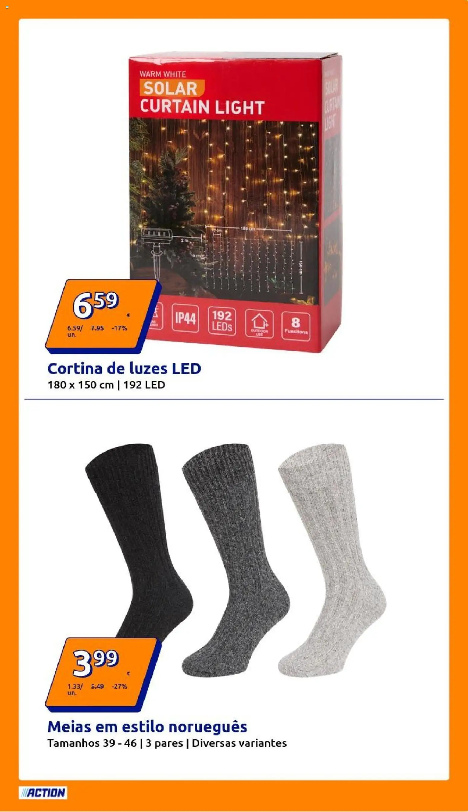 Action - Action PT week 47 2025 │ válido de 19.11.2025 | Página: 17 | Produtos: Meias, Cortina
