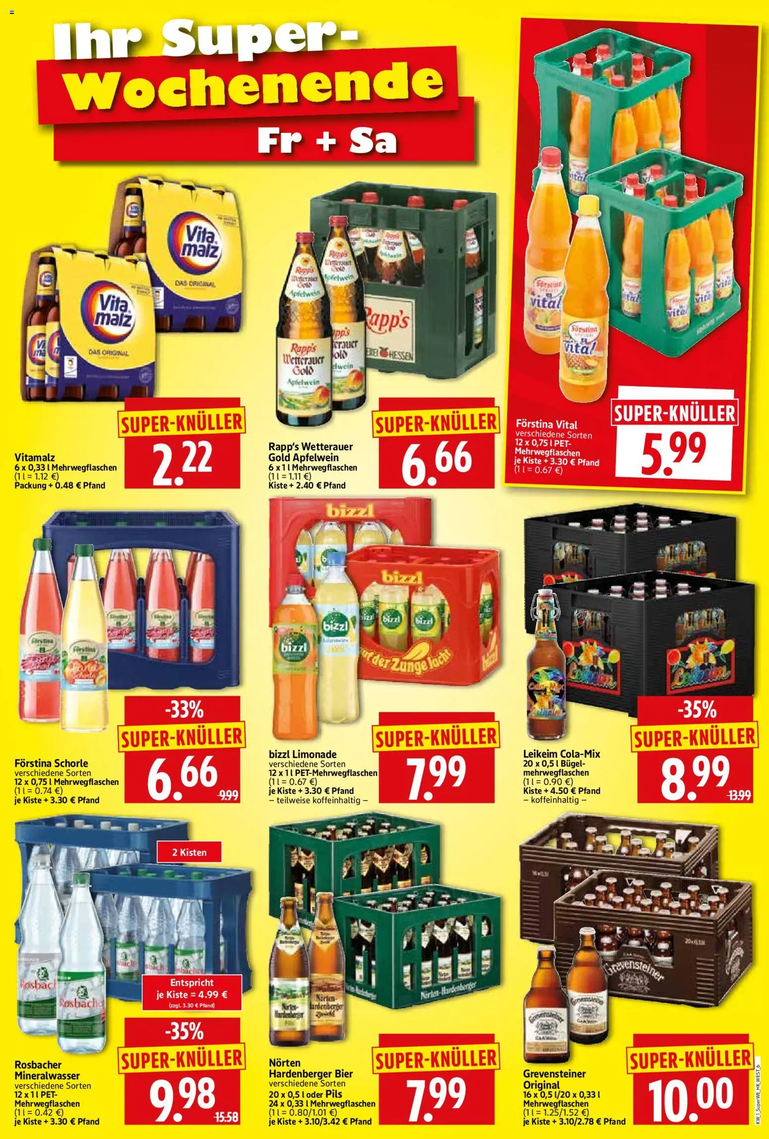 HERKULES - Sonderbeilage – gültig ab 02.01.2026 | Seite: 6 | Produkte: Bier, Pils, Limonade, Mineralwasser