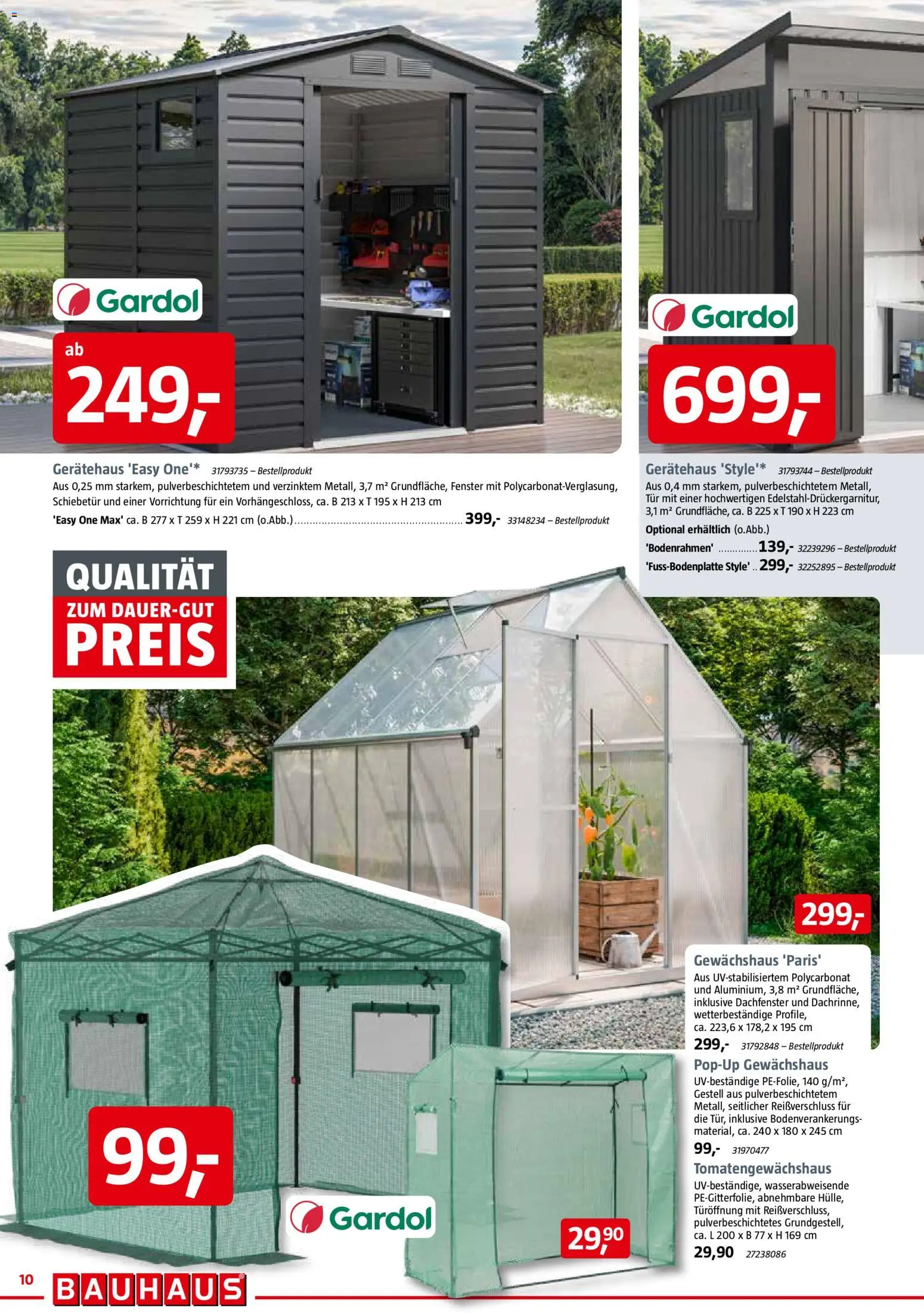 Bauhaus Prospekt 	 – gültig ab 28.03.2026 | Seite: 10 | Produkte: Tür