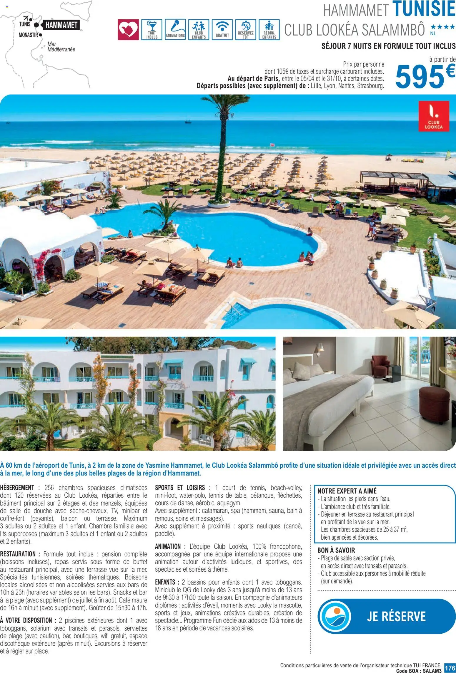 {H1} | Page: 176 | Produits: Buffet, Douche, Café