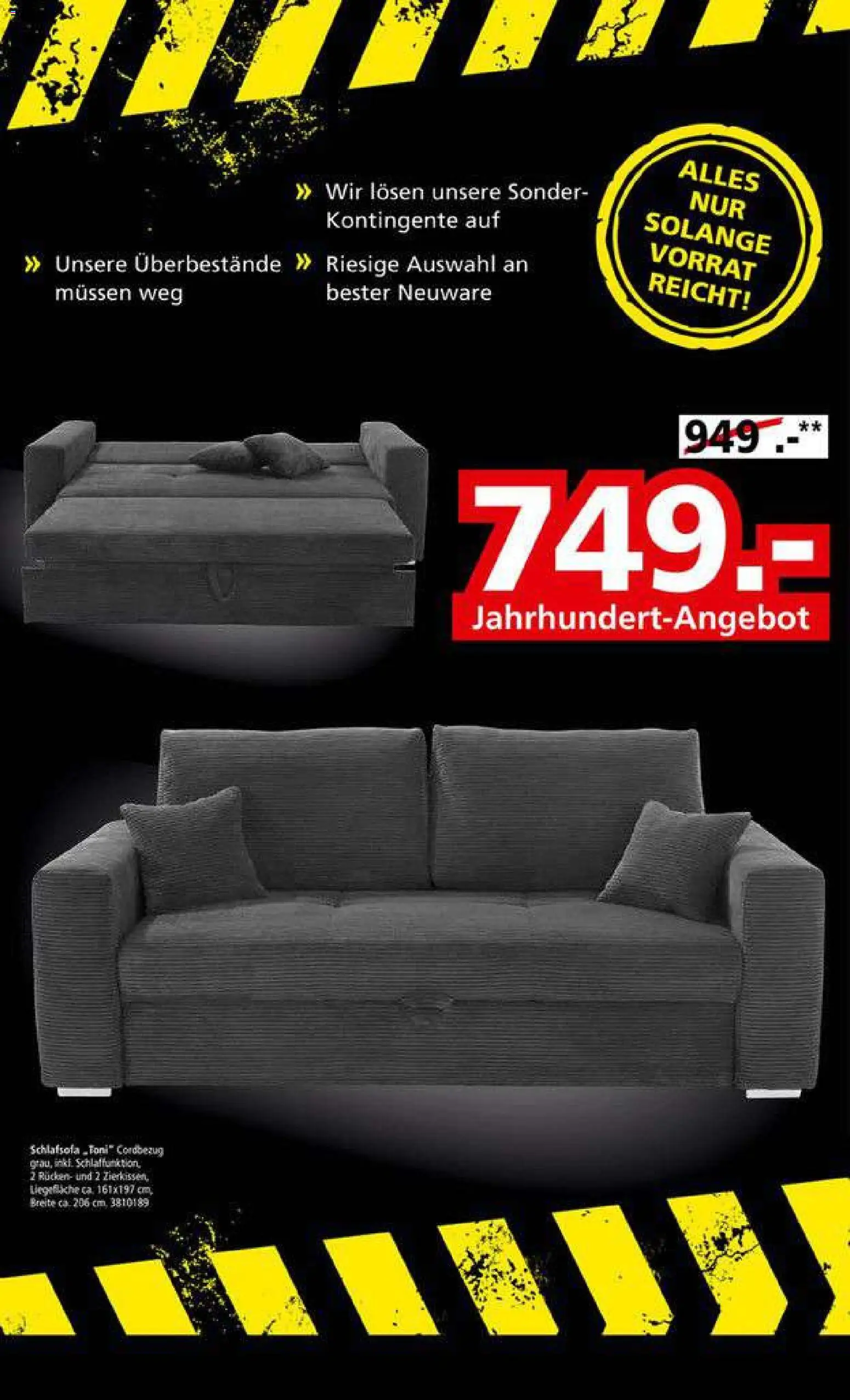 Segmüller Lagerausverkauf bei Segmüller – gültig ab 22.11.2025 | Seite: 47 | Produkte: Schlafsofa