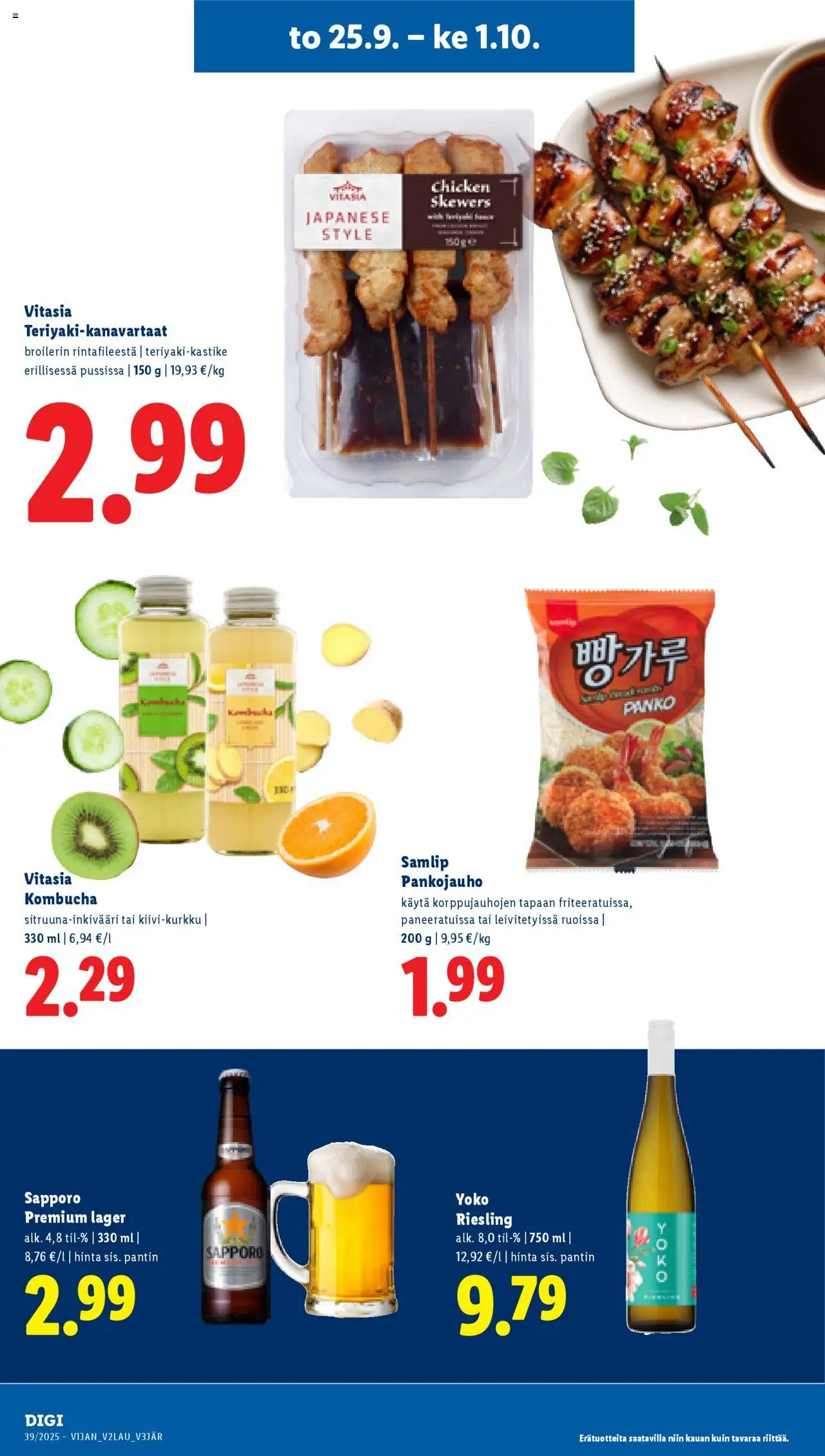 Lidl tarjoukset - Helsinki – voimassa 25.09.2025 alkaen | Sivu: 14