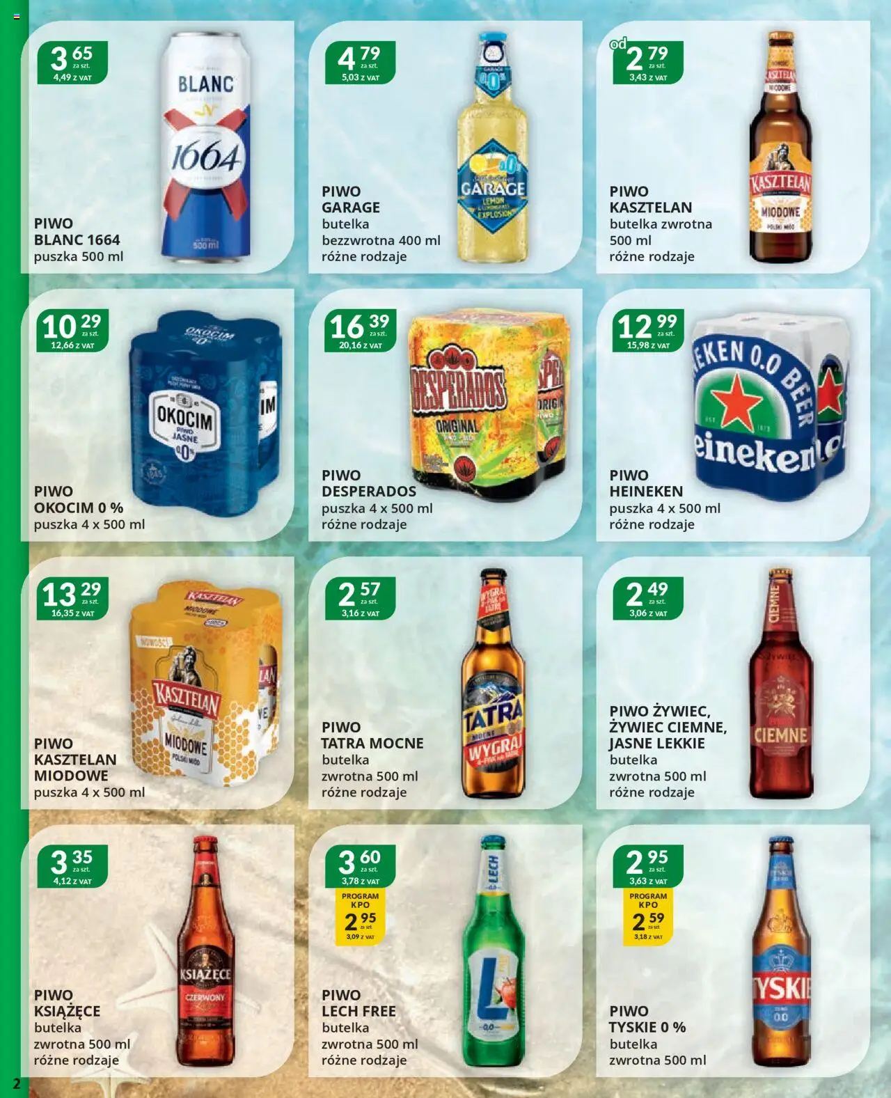 Eurocash Gazetka - Katalog Alkoholowy C&C od 01.08.2025 | Strona: 2 | Produkty: Piwo Desperados, Tyskie, Piwo, Heineken