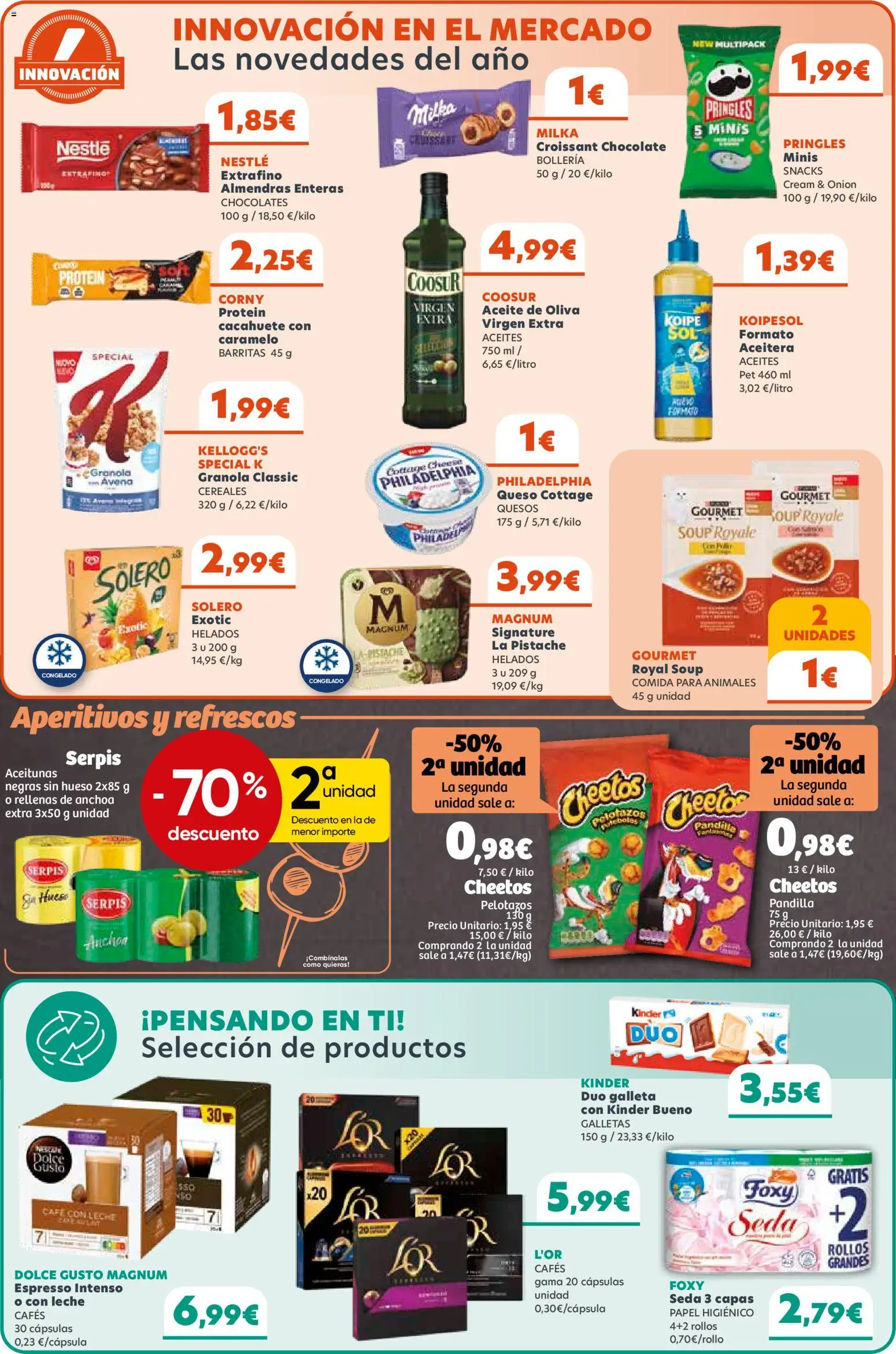 Froiz folleto │ válido desde el 09.04.2026 | Página: 14 | Productos: Leche, Café, Croissant, Queso cottage