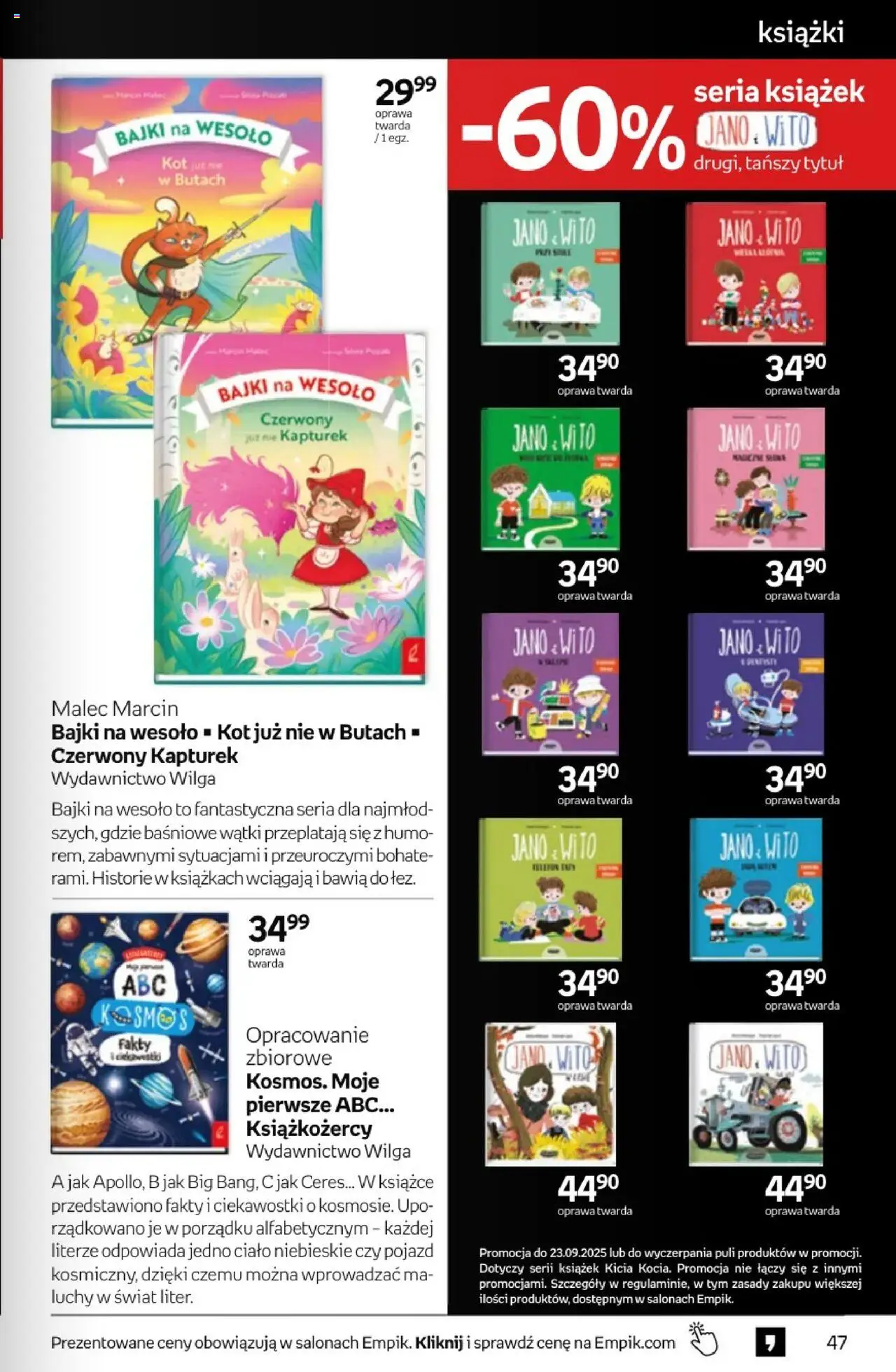 Empik promocje od 10.09.2025 | Strona: 47 | Produkty: Książki